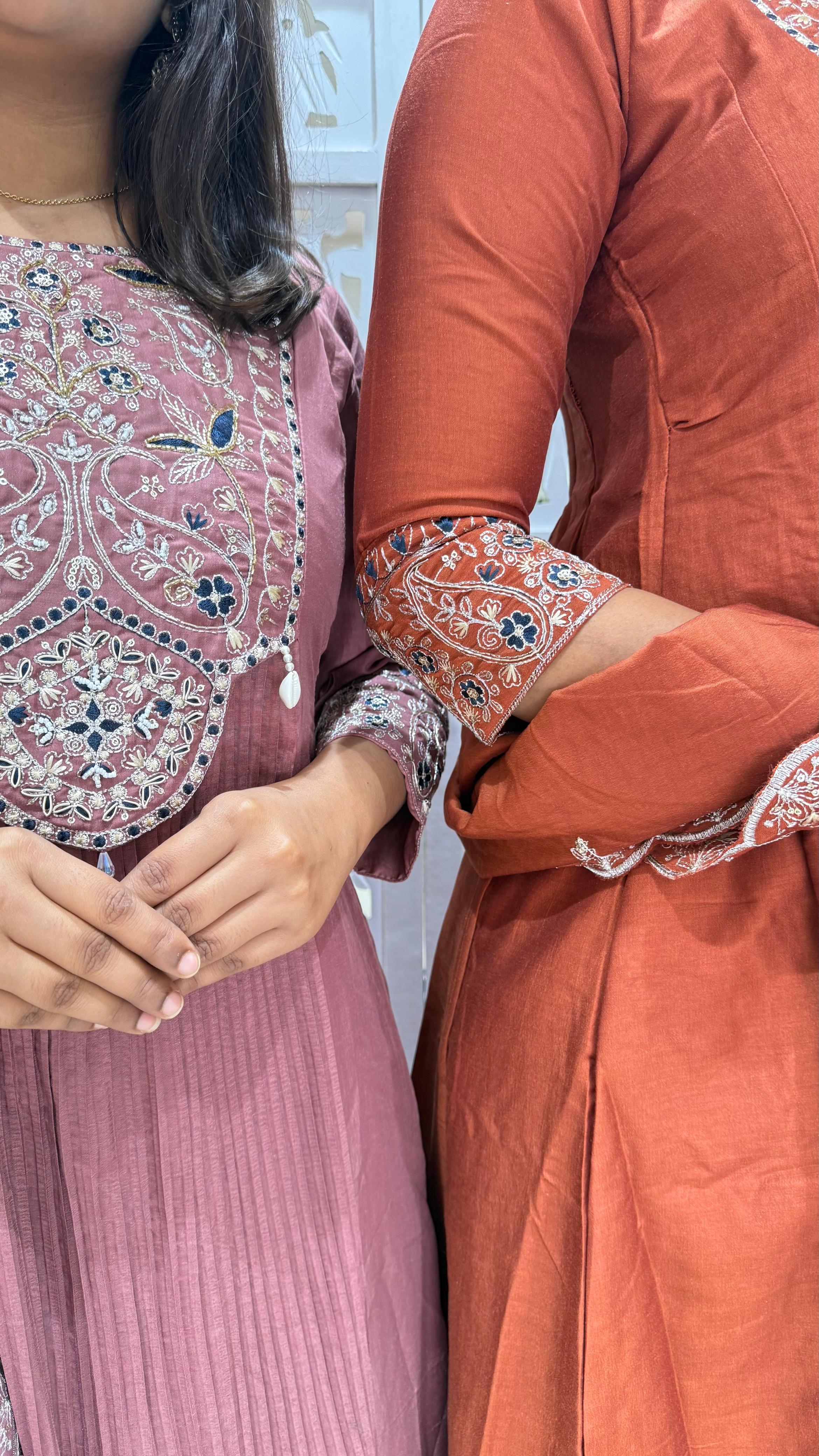 Jardoshi Threadwork Motiwork sequence kathdaana koriwork