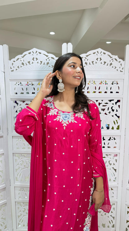 Kurti plazo with dupatta