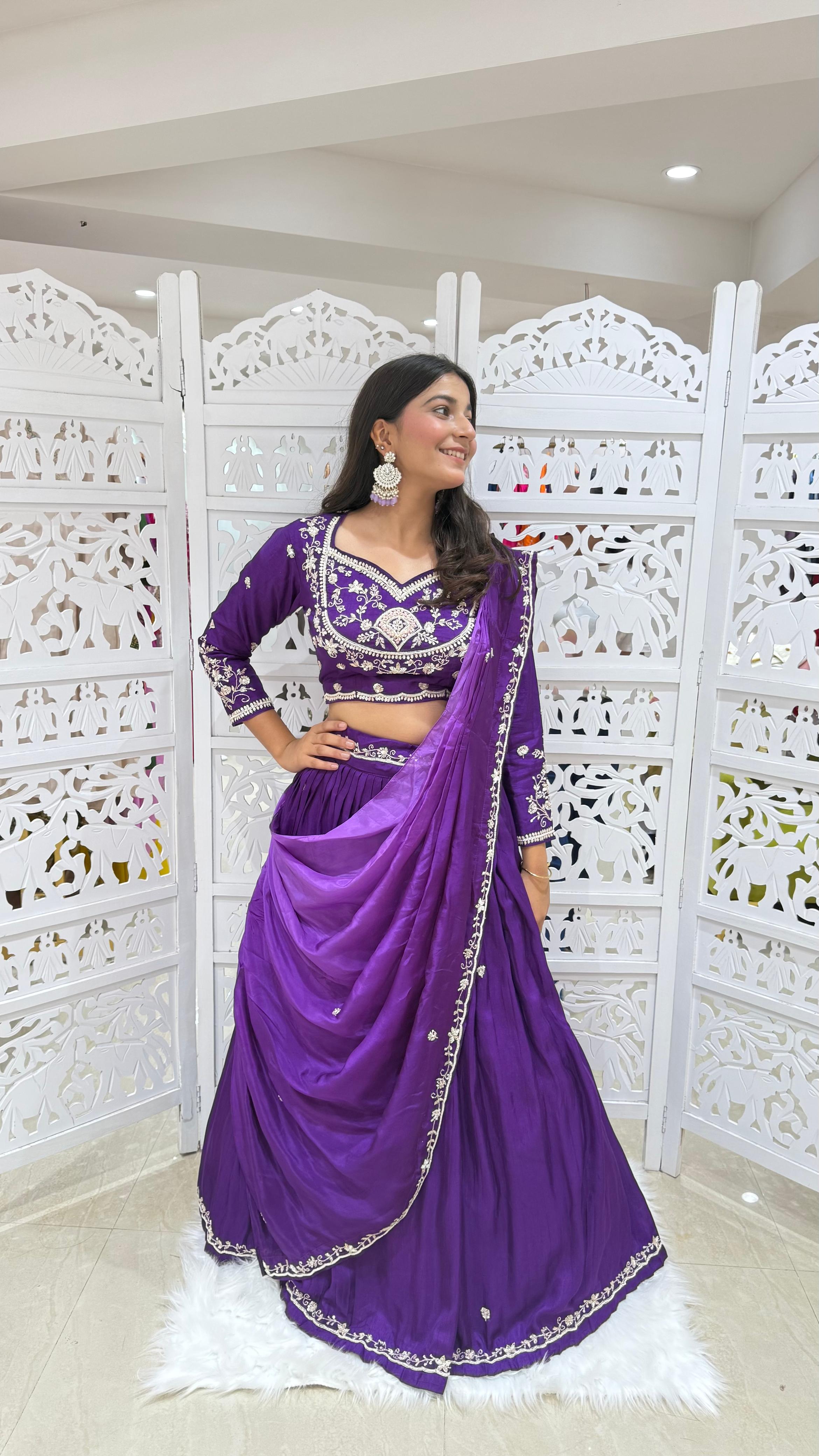 Lehenga jardoshi katthdana Sequence threadwok