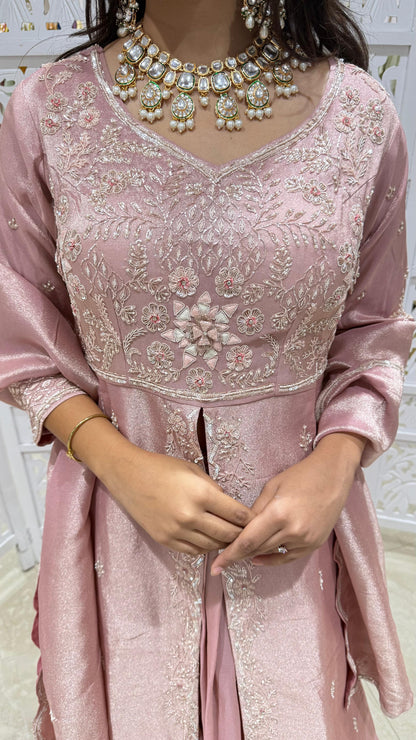 Lehenga jardoshi motiwork Sequence threadwok