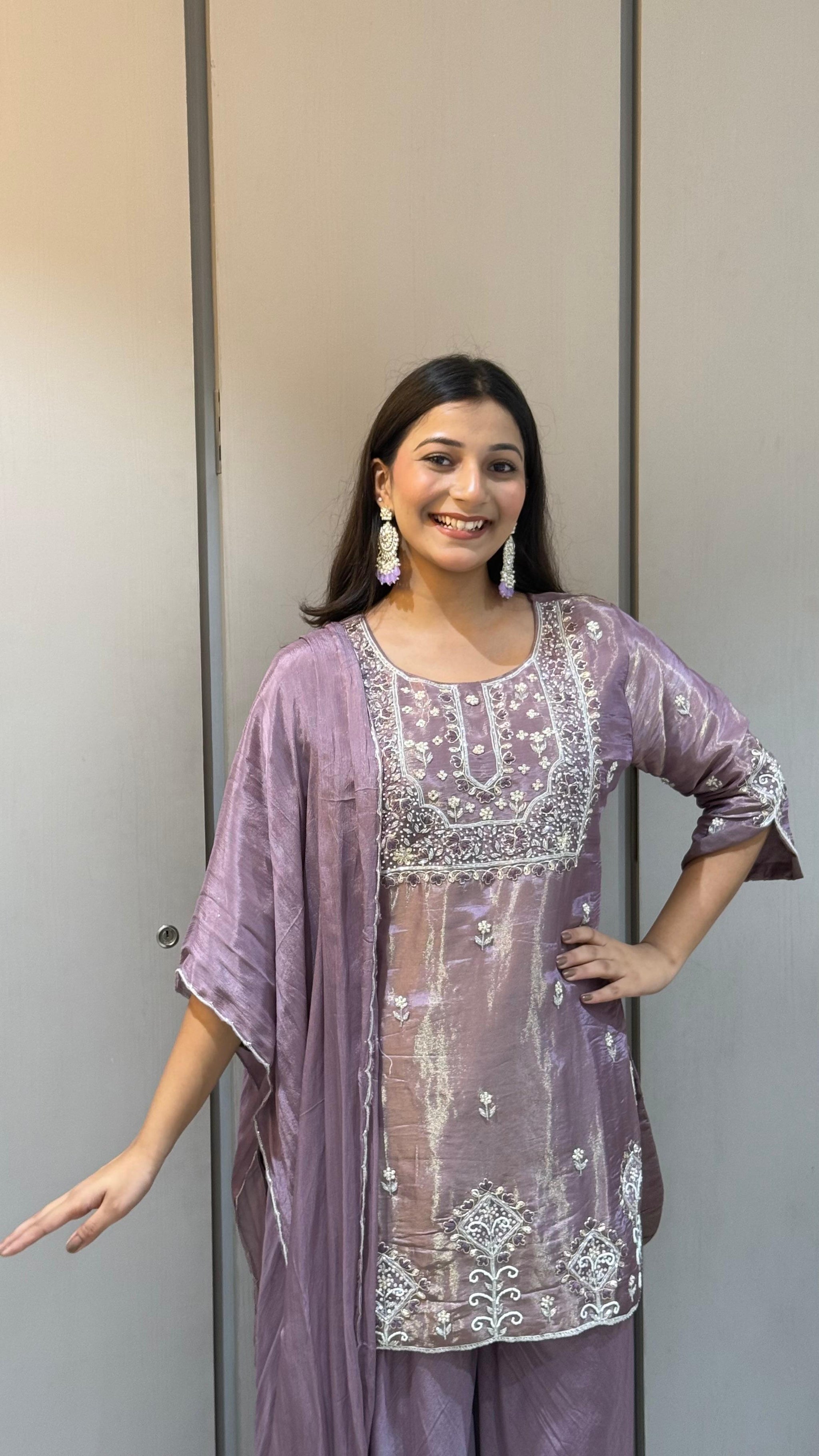Kurti plazo with Duppata