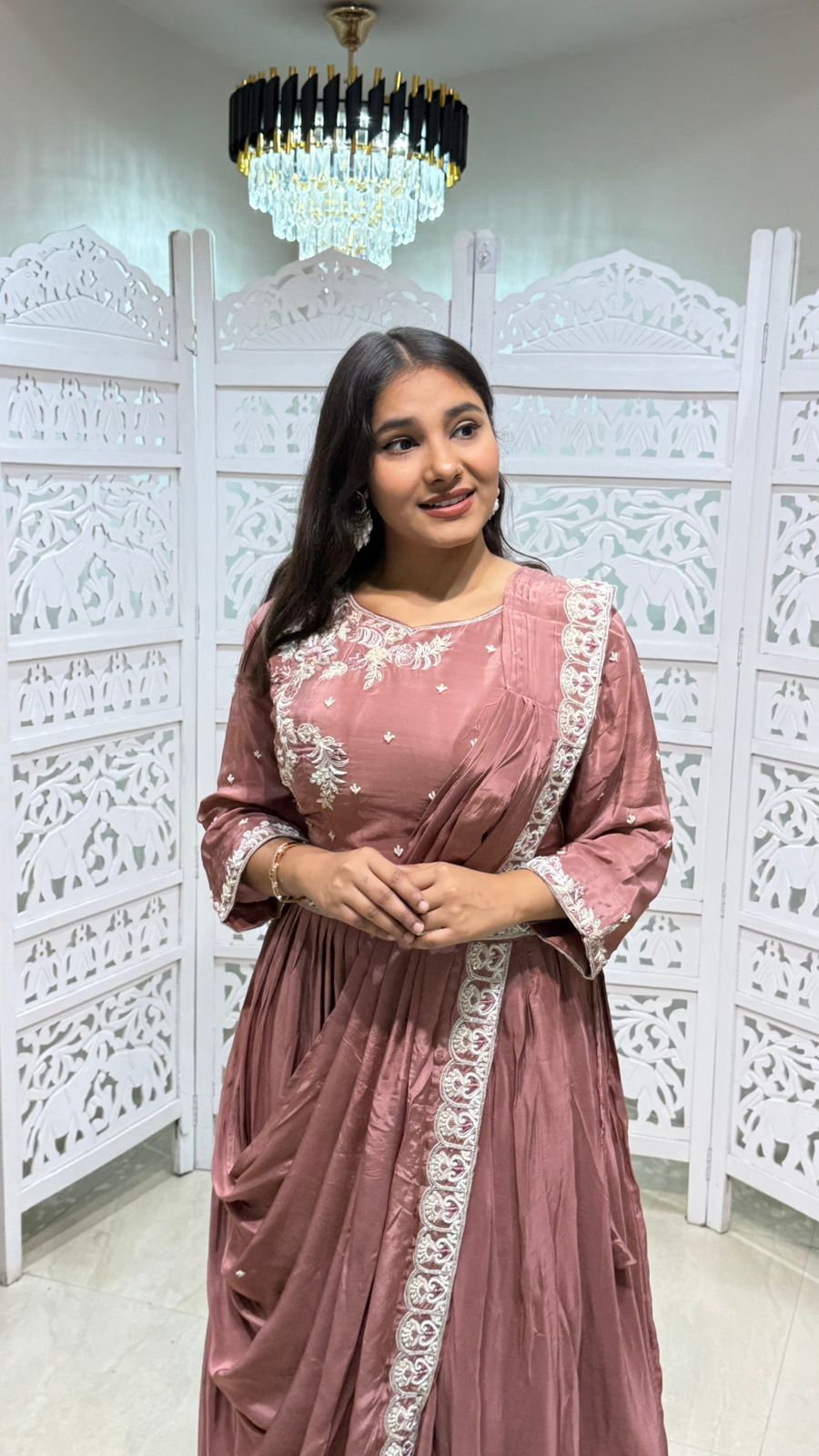 Crop top lehenga with duppata