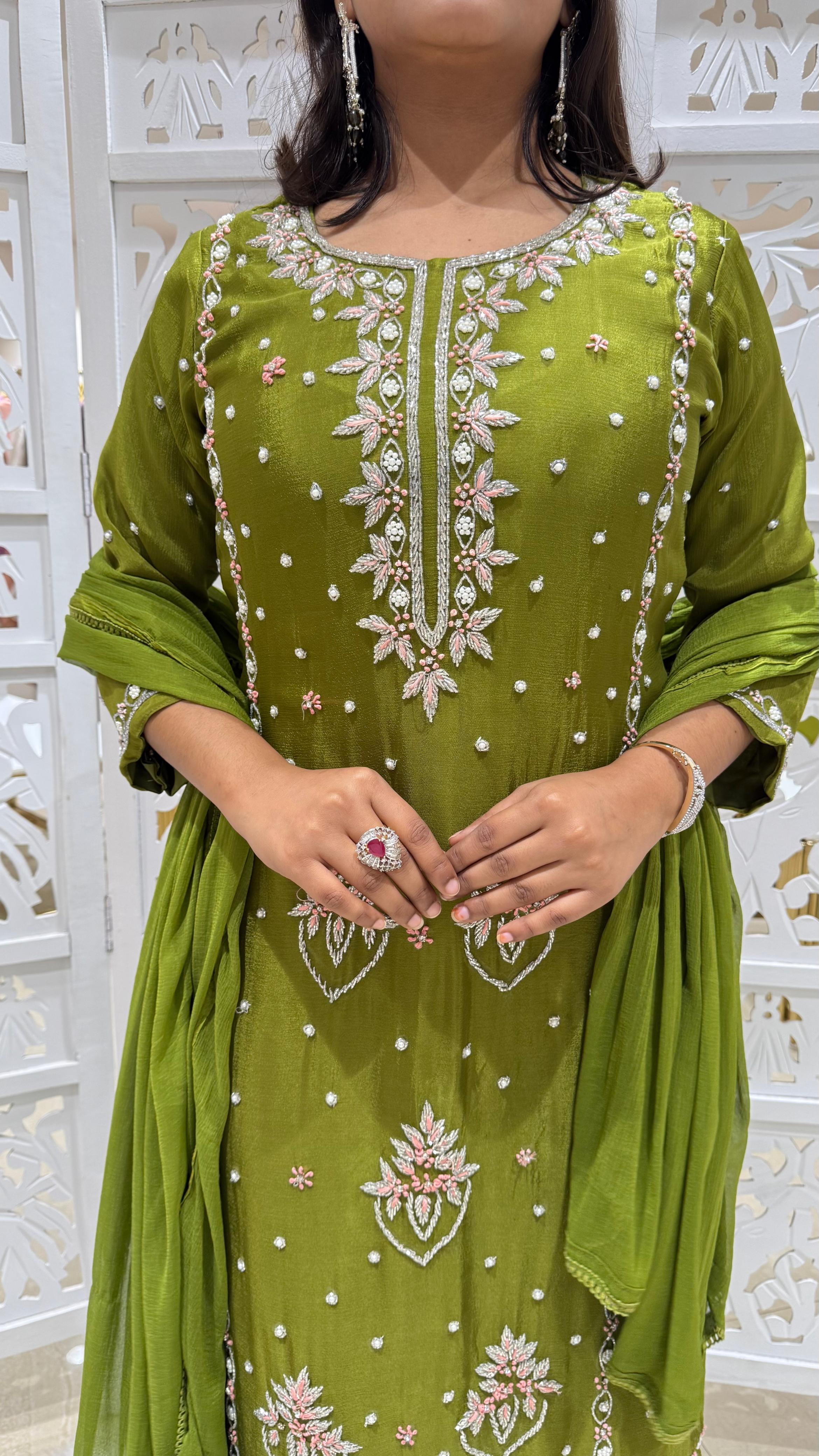 Kurti sharara with Duppata