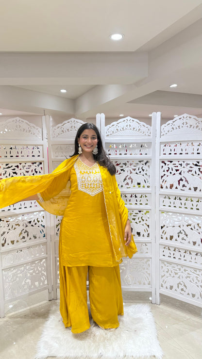 Kurti plazo with Duppata