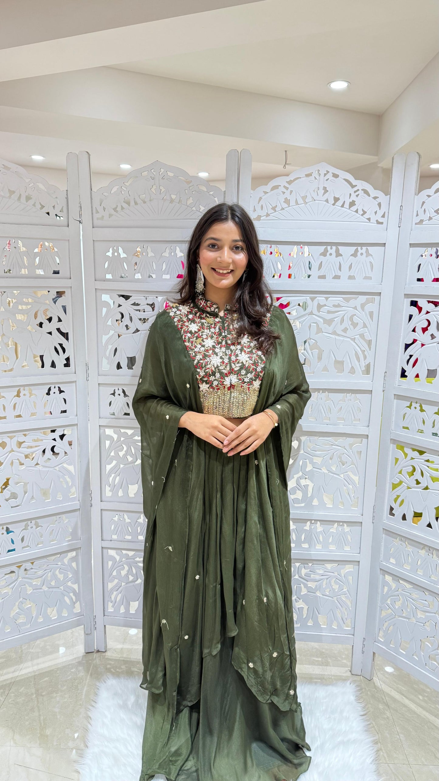 Crop top skirt Kathdaana jardoshi