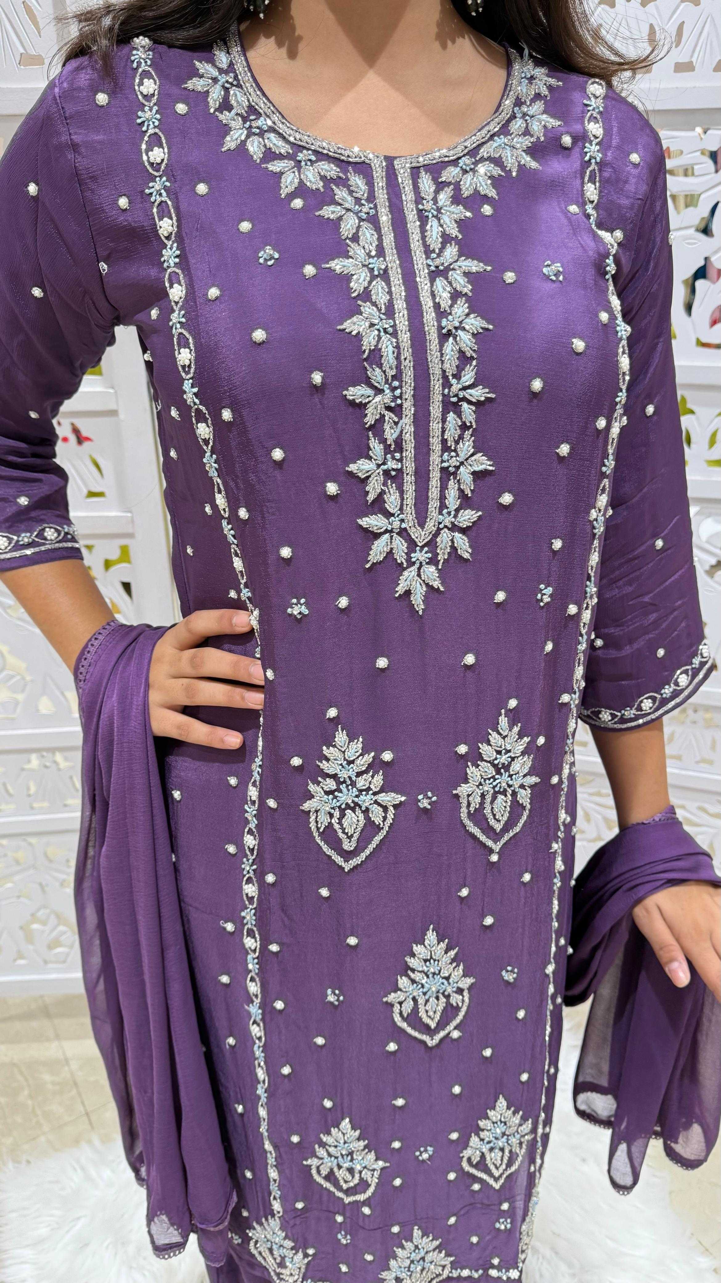 Kurti plazo with Duppata