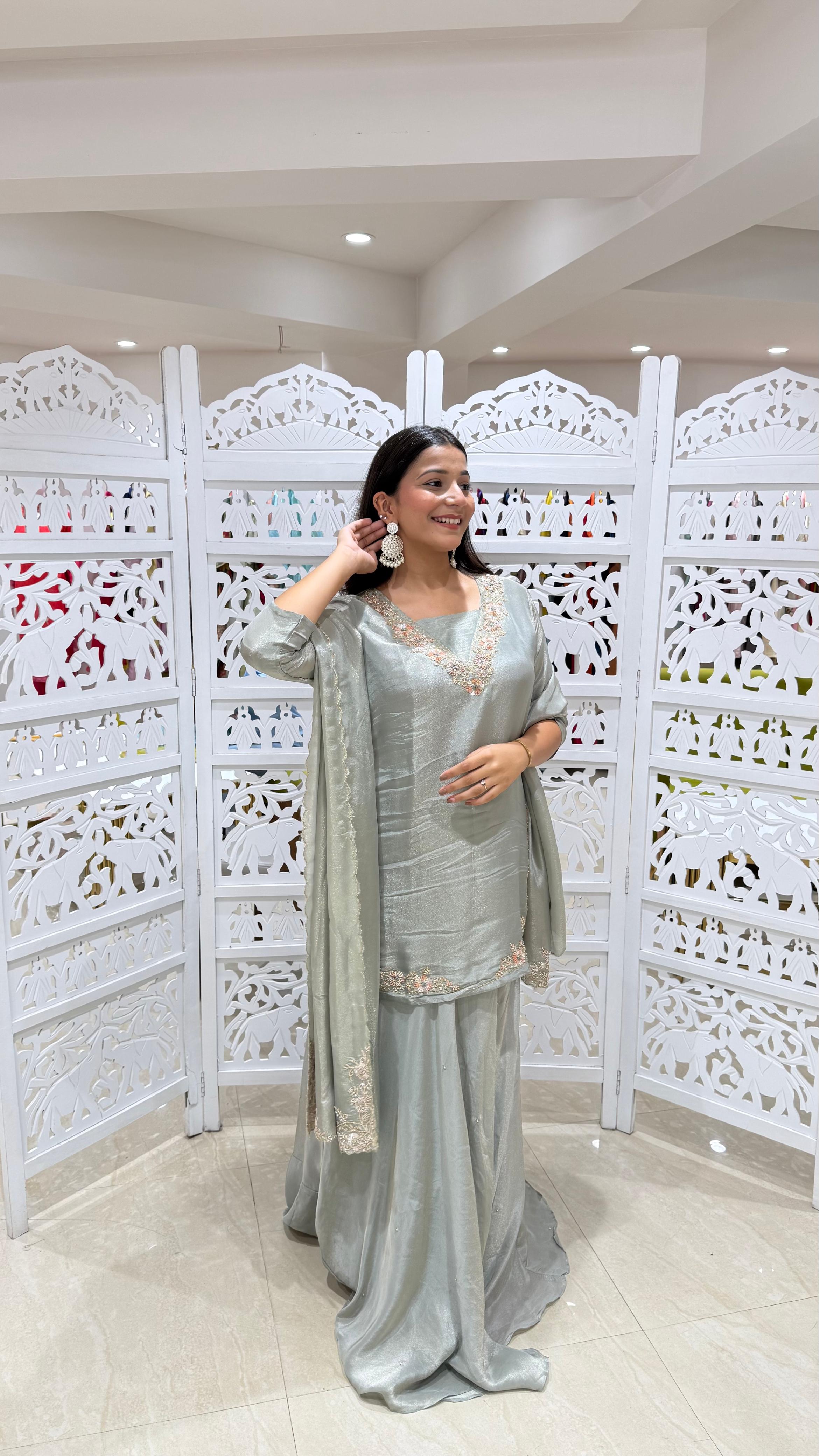 Kurti skirt with dupatta