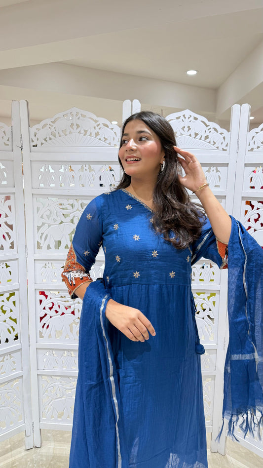 Kurti pant with dupatta