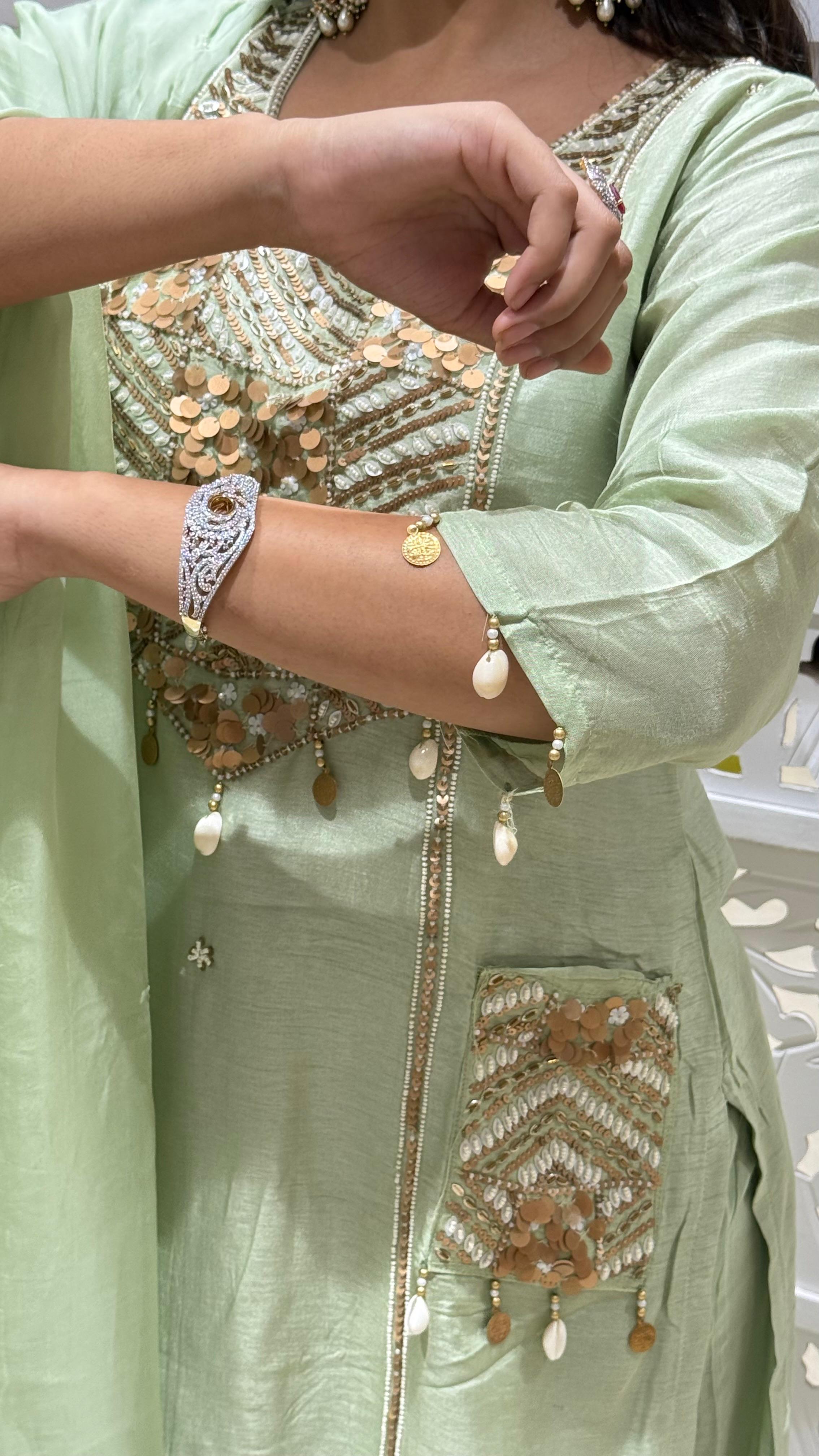 Three piece kurti pant dupatta