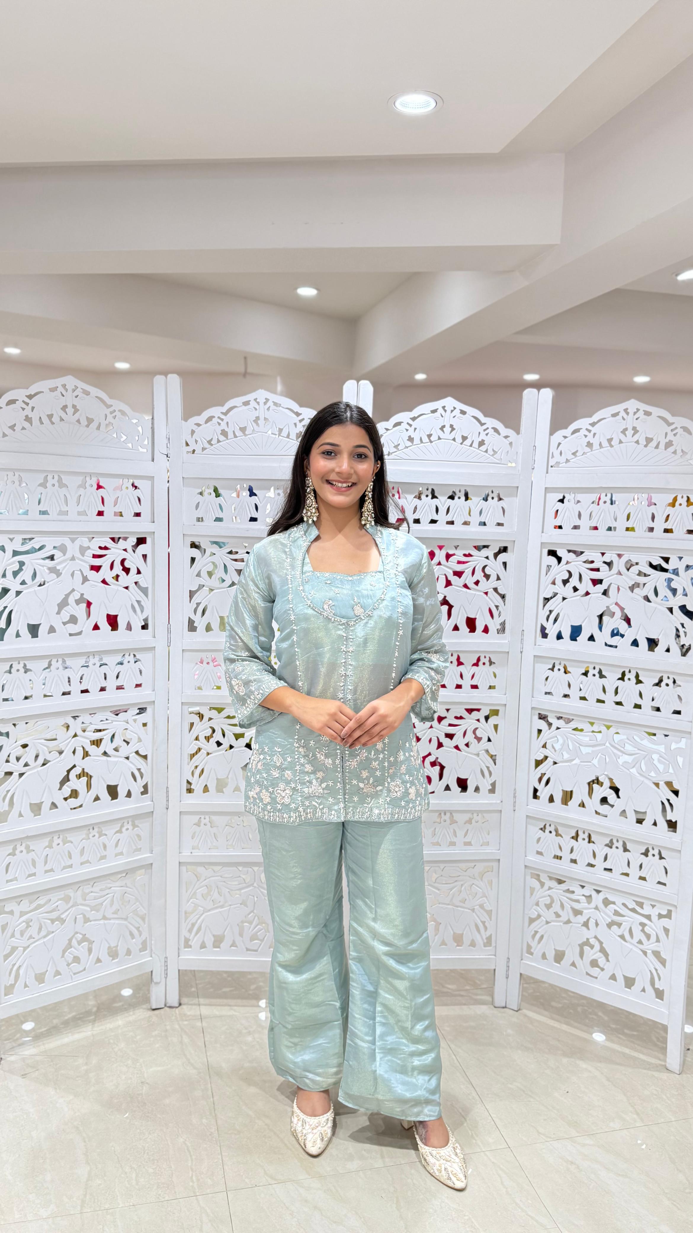 Three piece indowestern