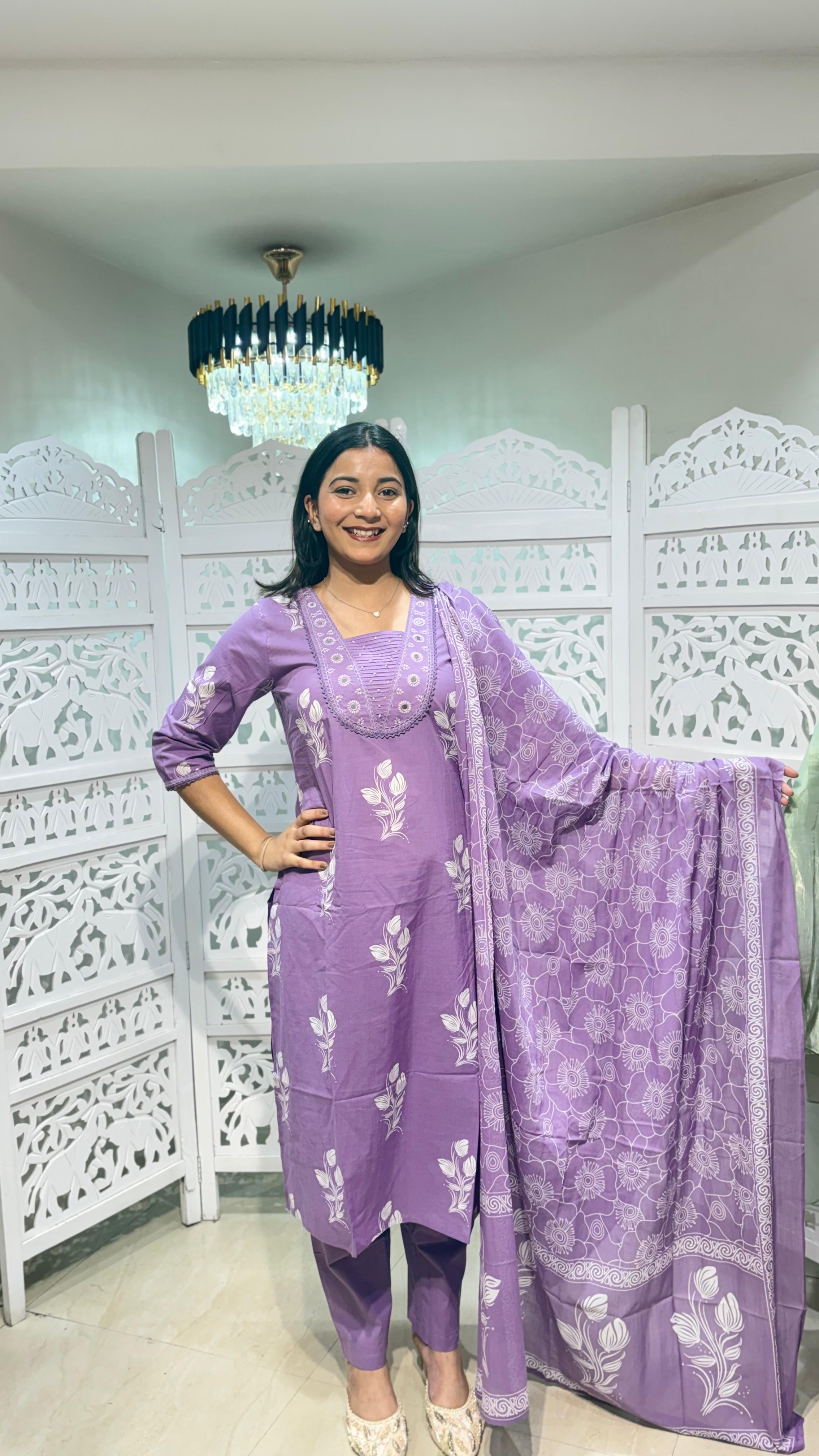 Kurti pant Duppata