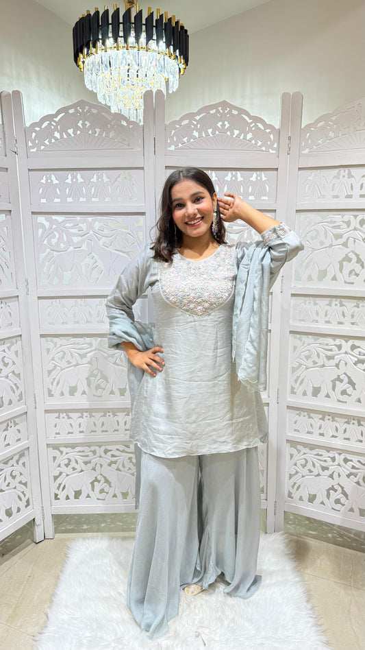 Three piece Threadwork Sequence jardoshi