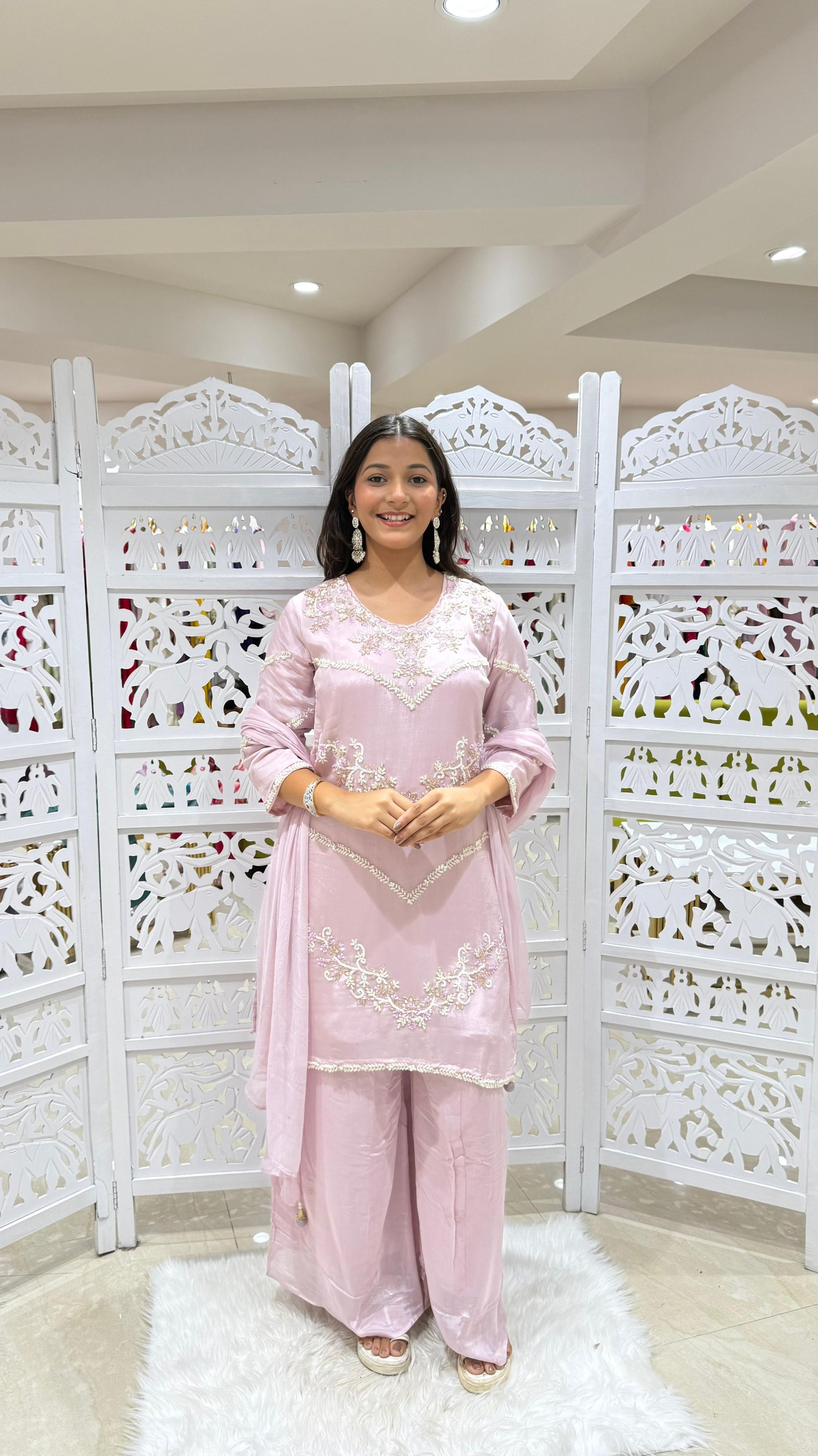 Kurti plazo with Duppata