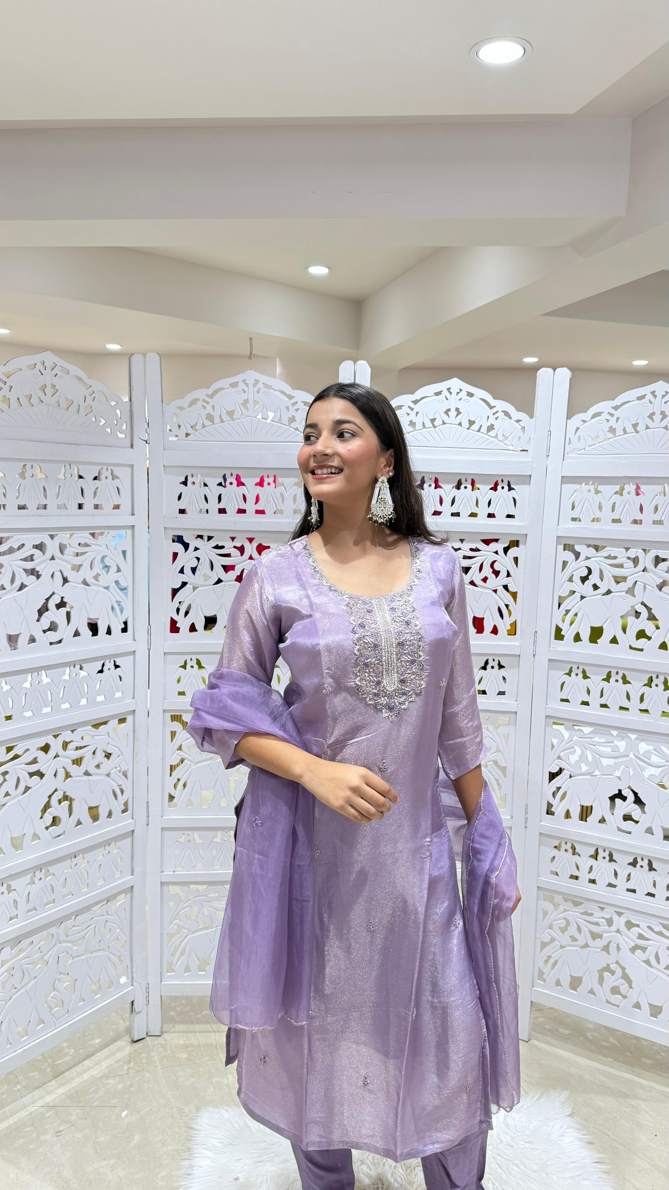 Kurti pant with dupatta