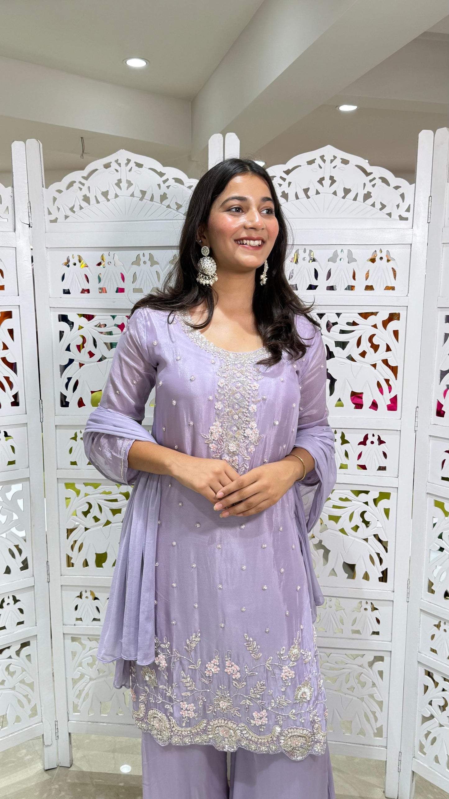 Kurti plazo with dupatta