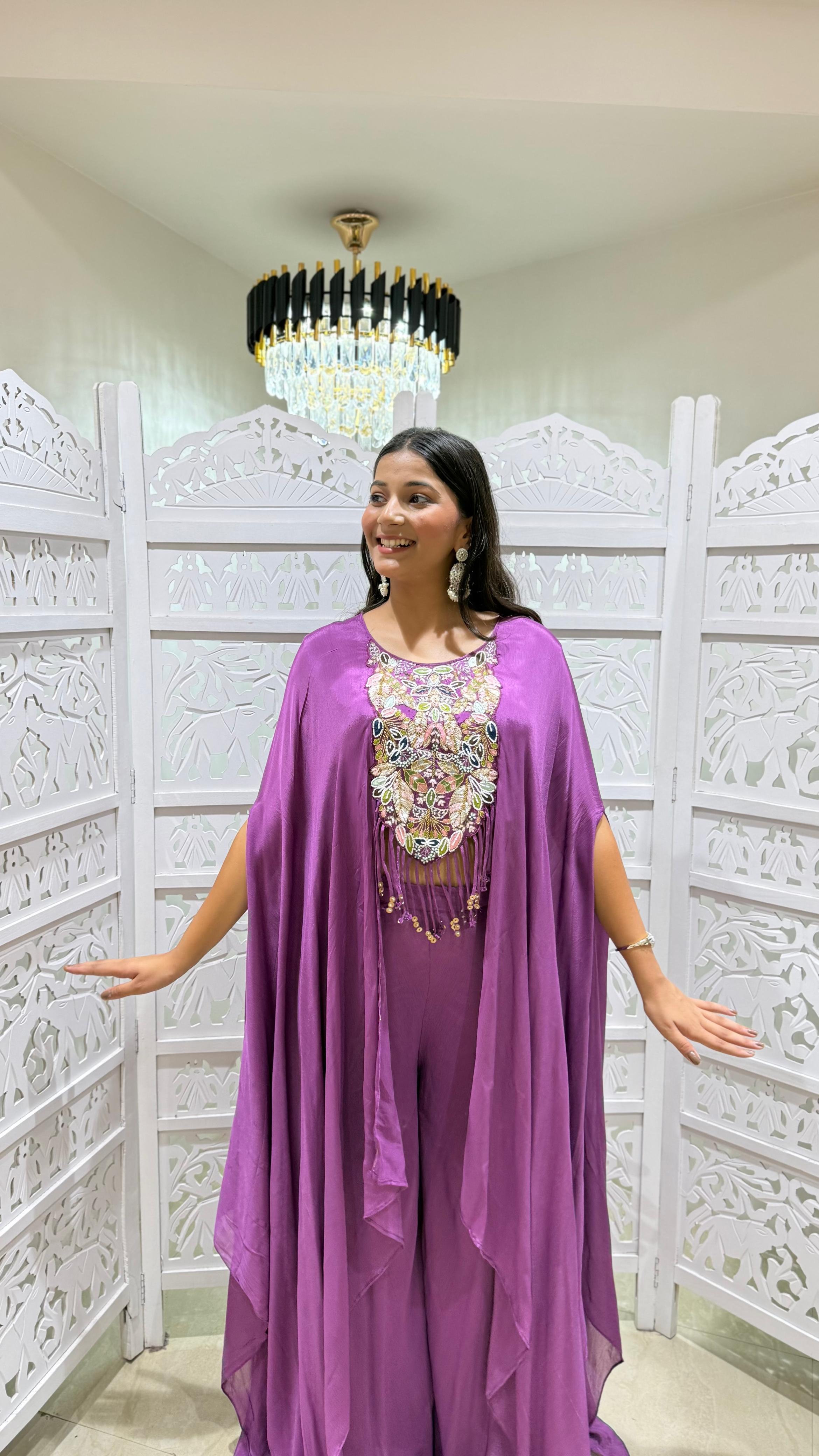 Three piece indowestern