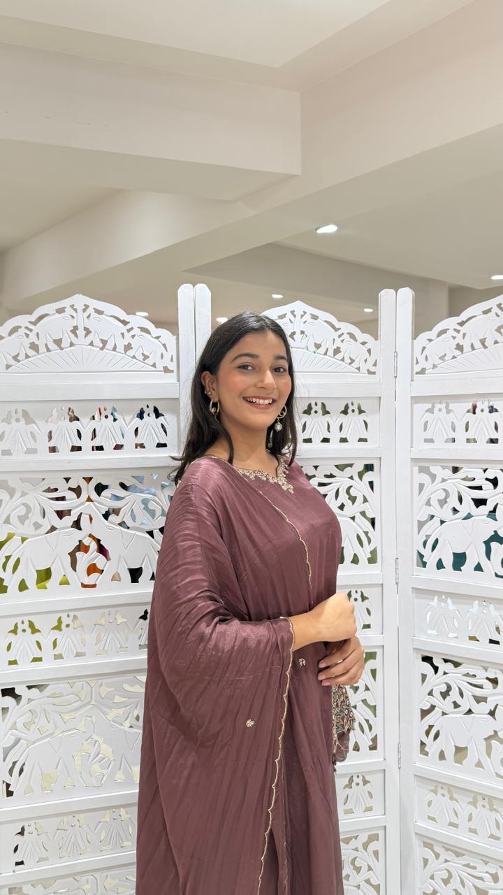 Kurti plazo with Duppata