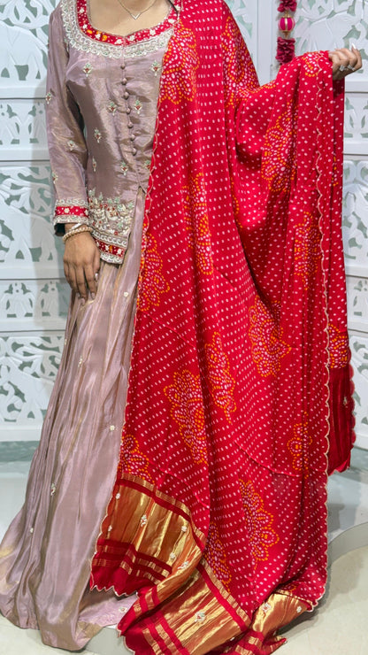 Bandhani lehenga
