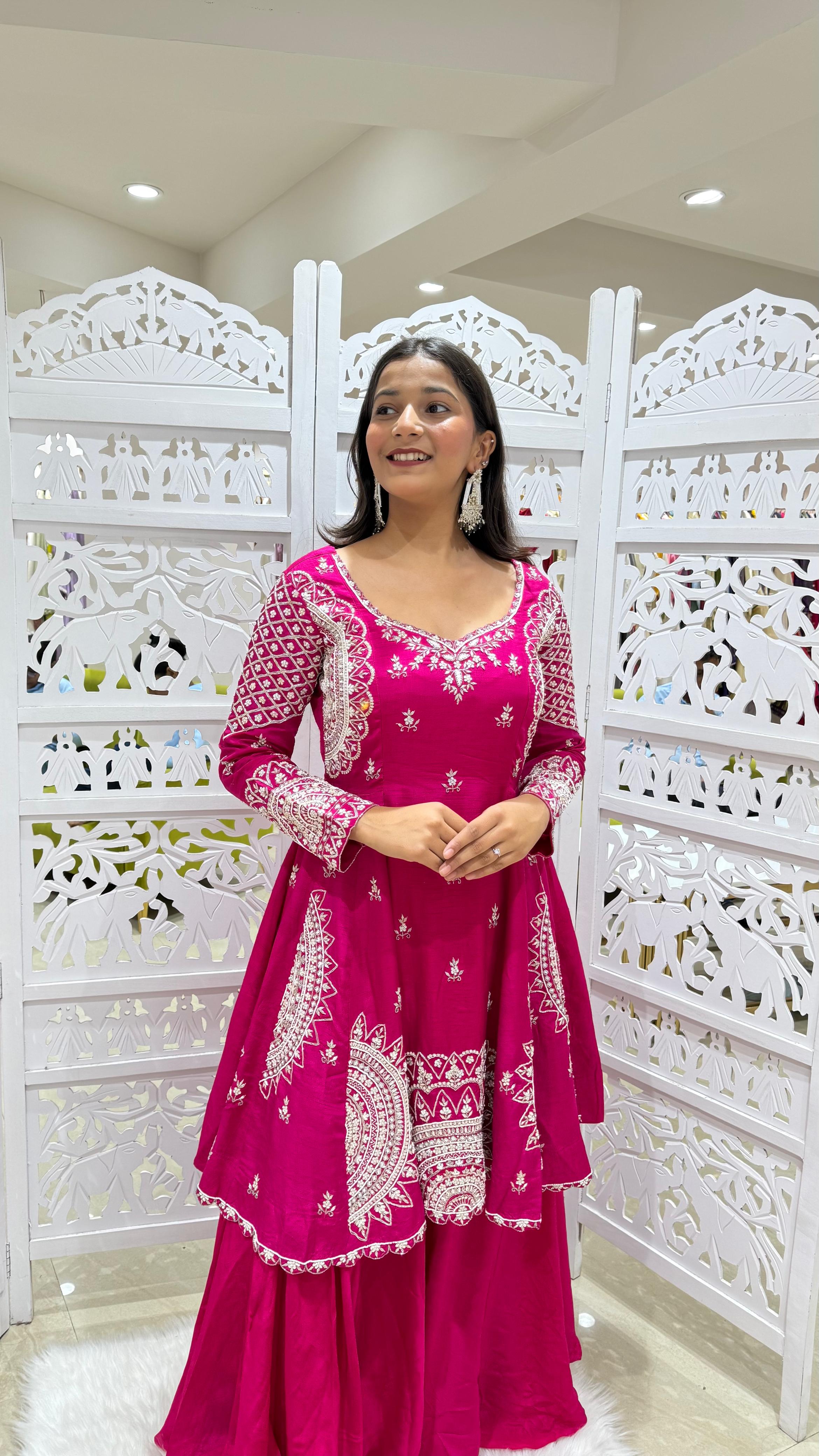 Two piece indowestern