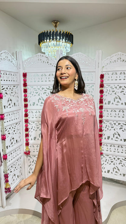 Kaftan crop top plazo