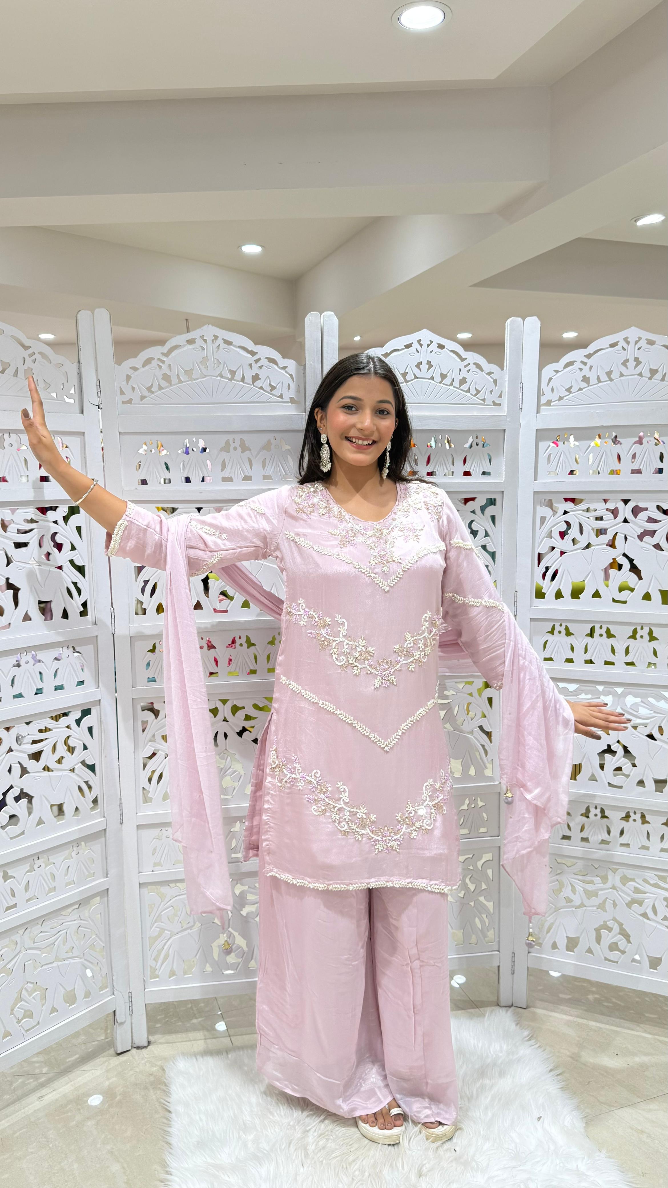 Kurti plazo with Duppata