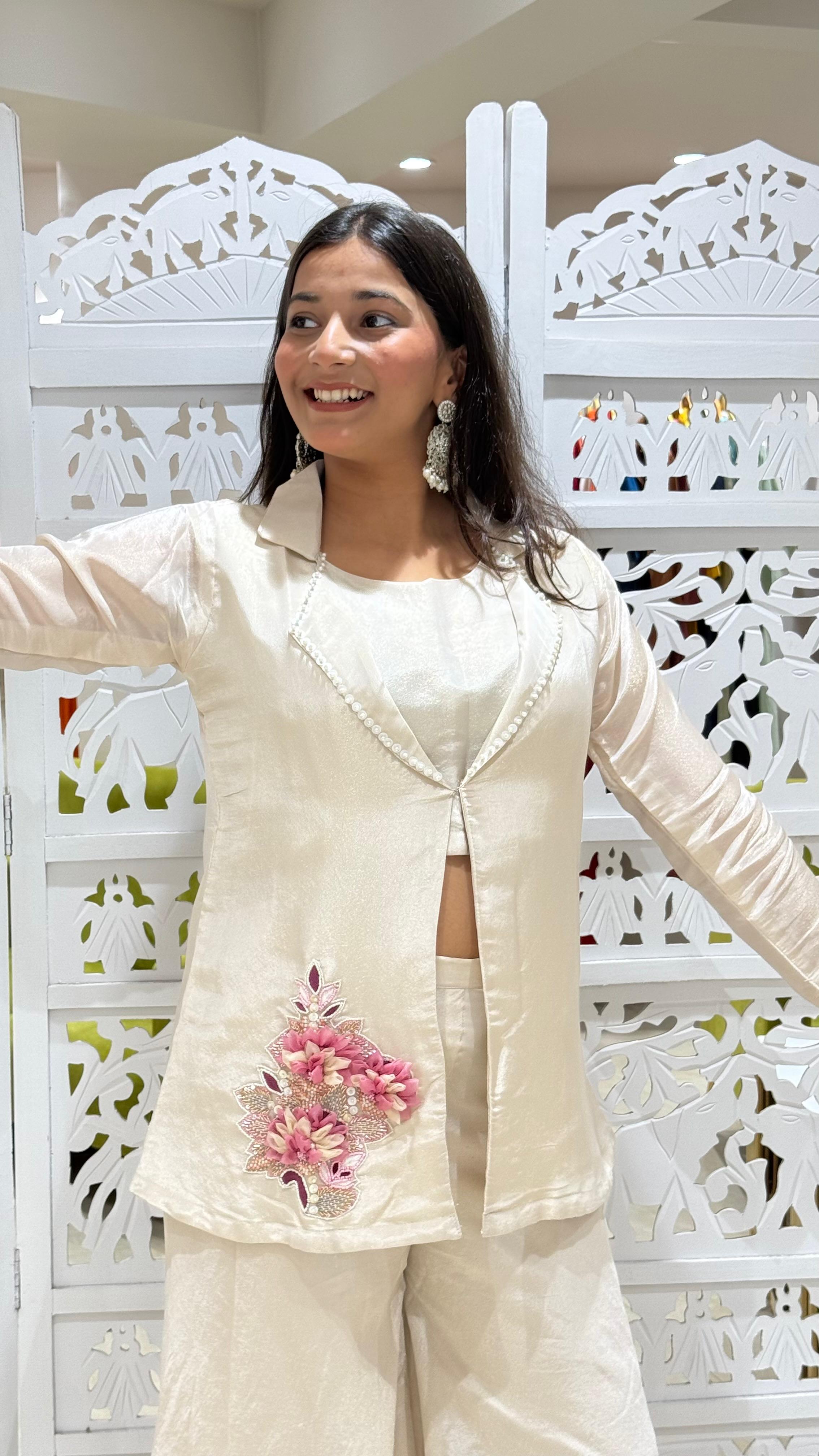 Three piece indowestern