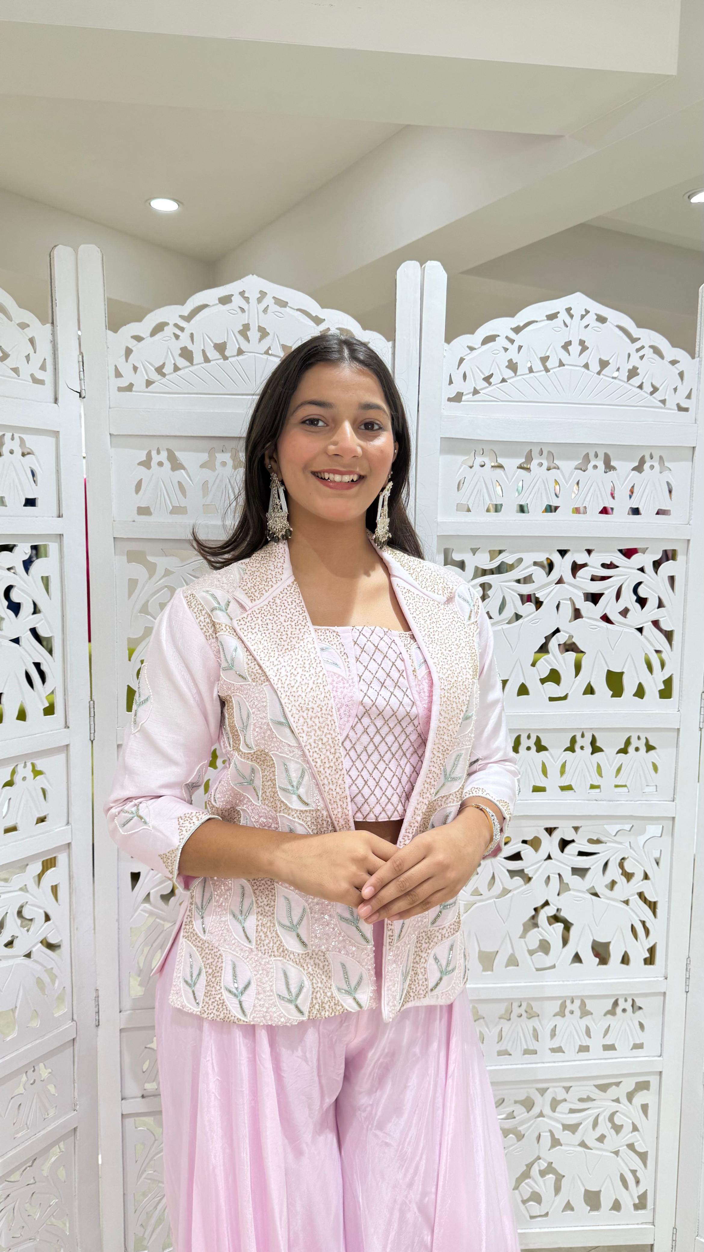 Three piece indowestern