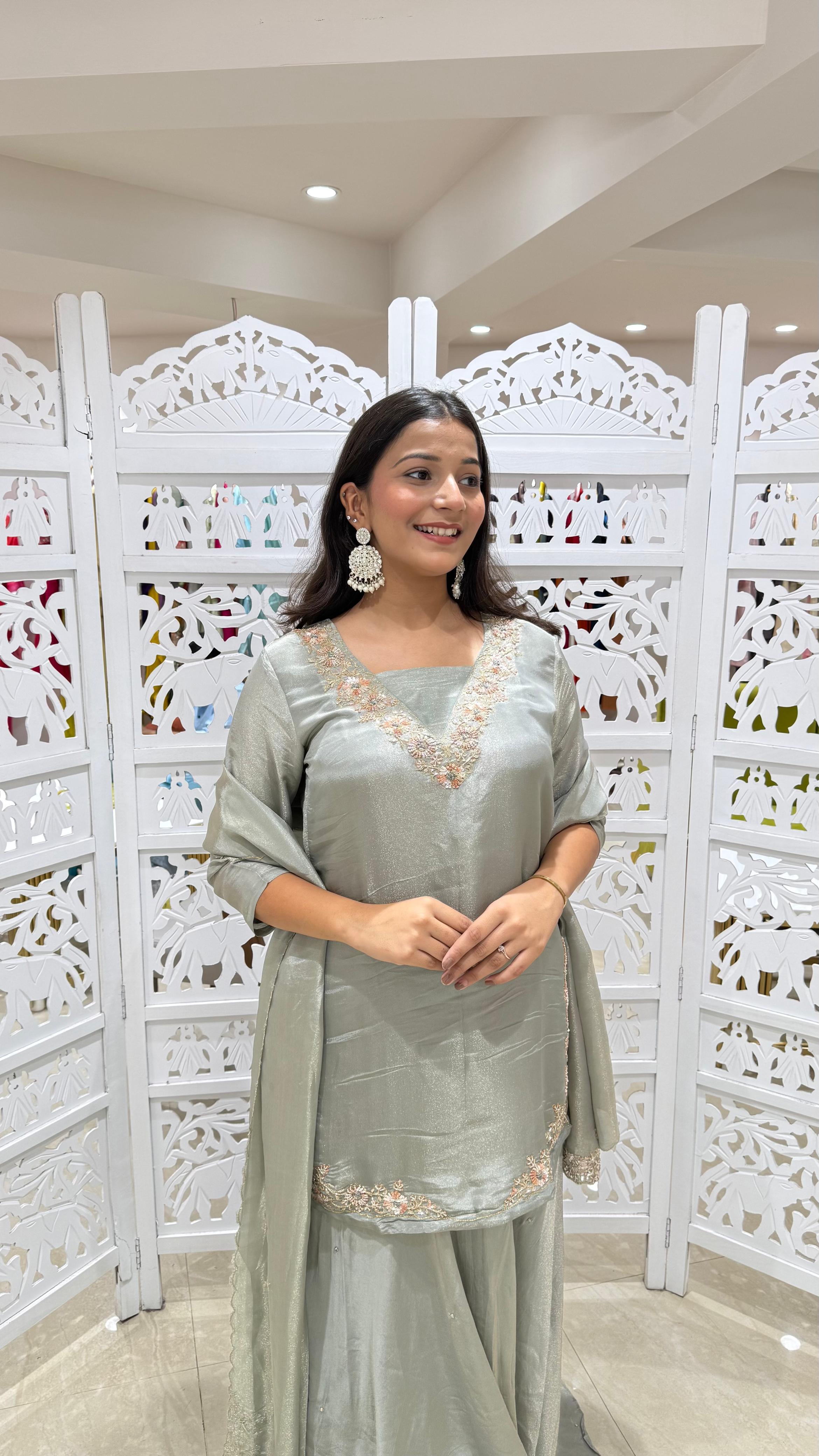 Kurti skirt with dupatta