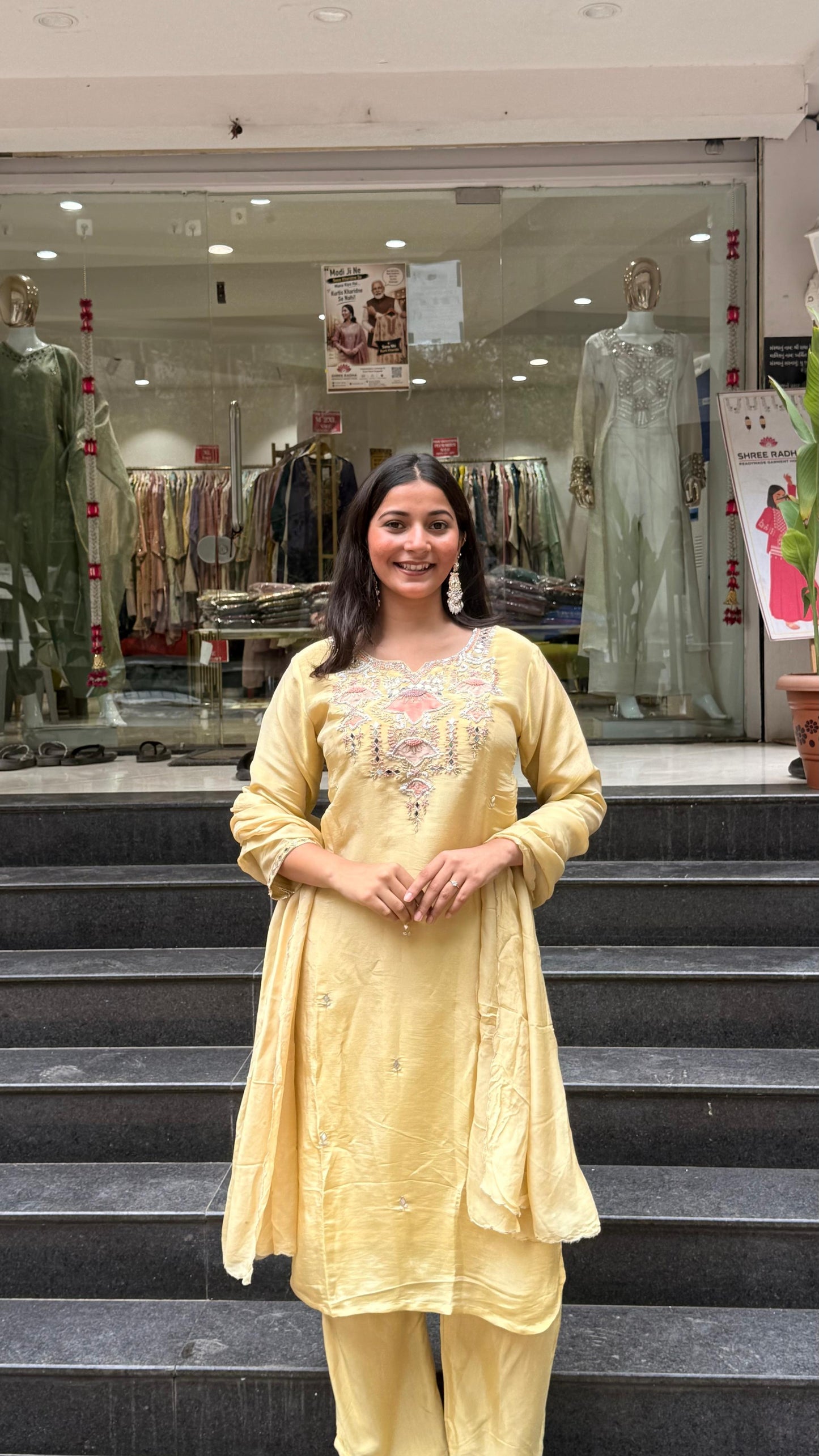 Three piece kurti set