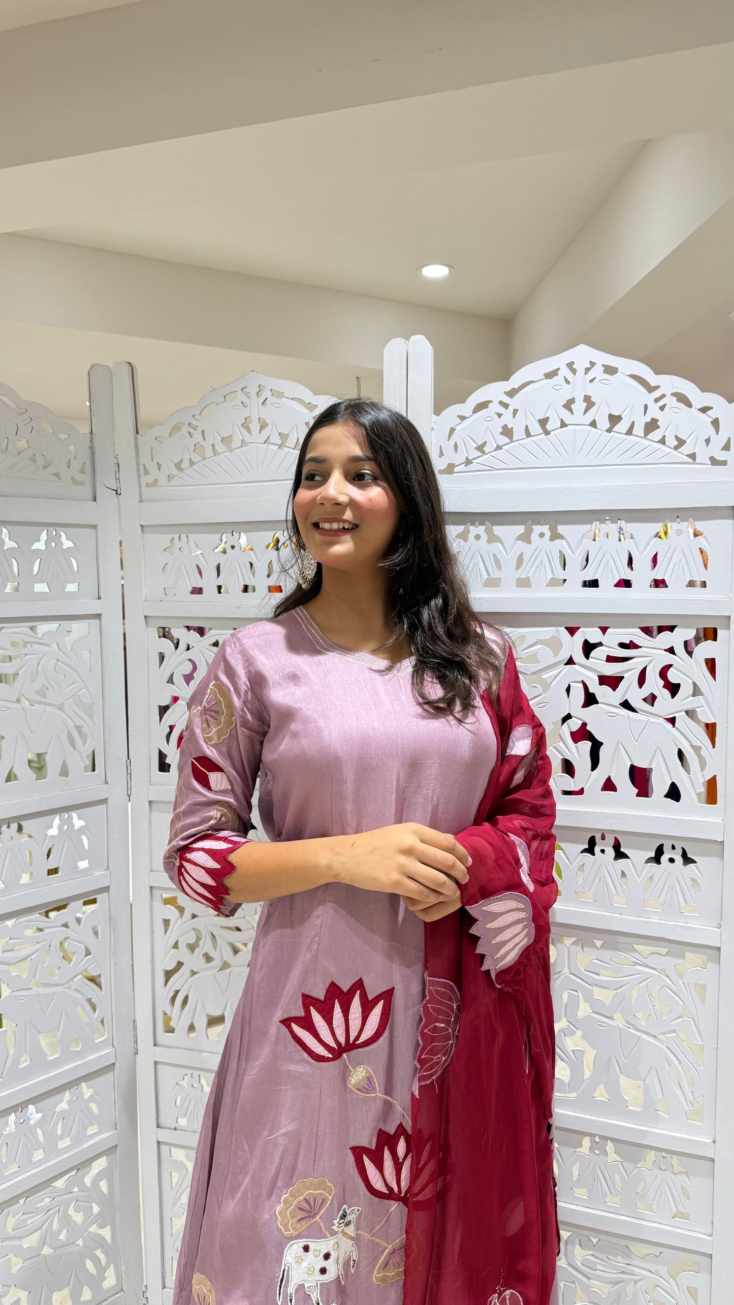Kurti pant with dupatta