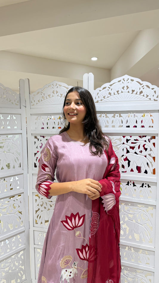 Kurti pant with dupatta