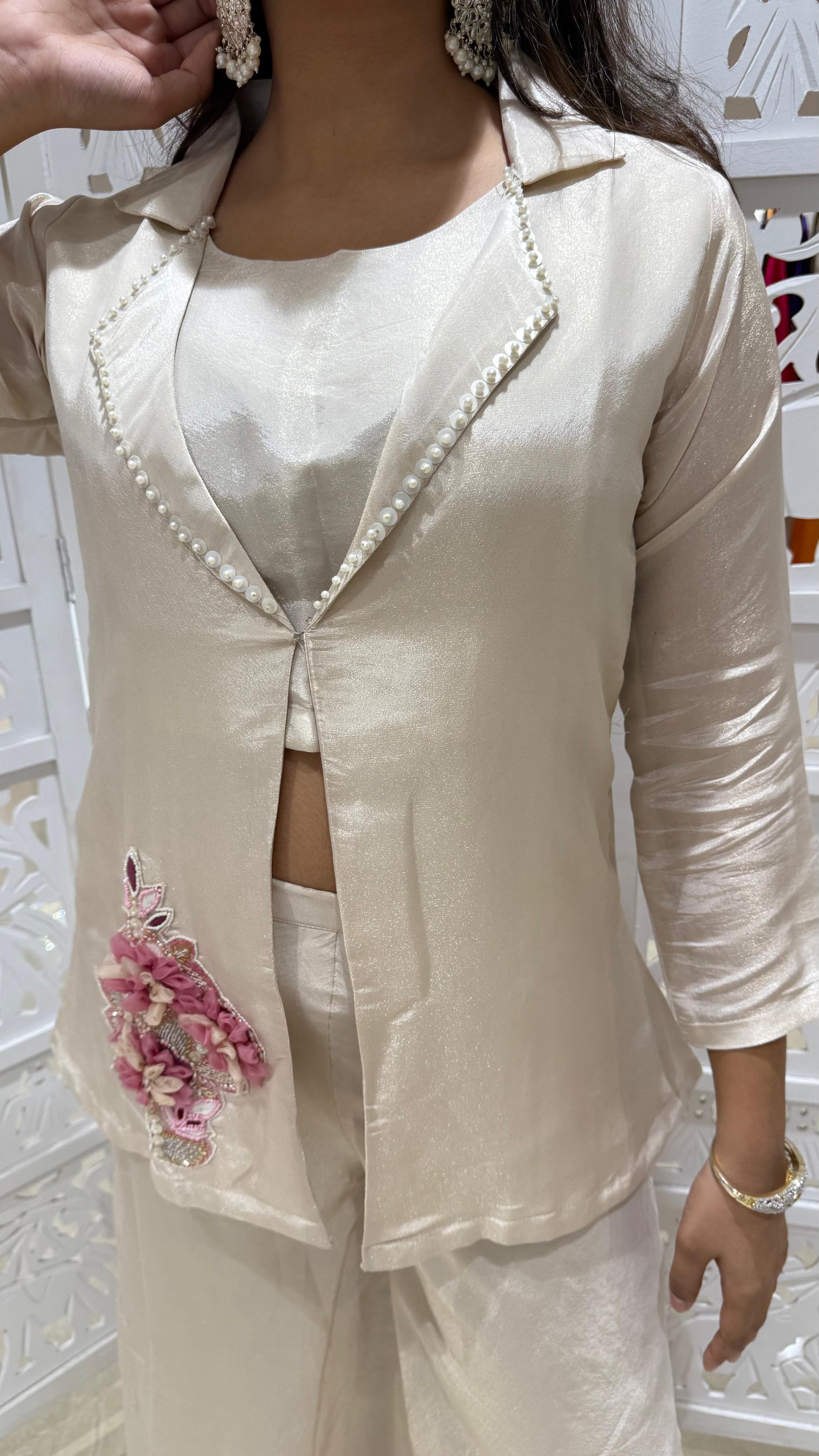Three piece indowestern