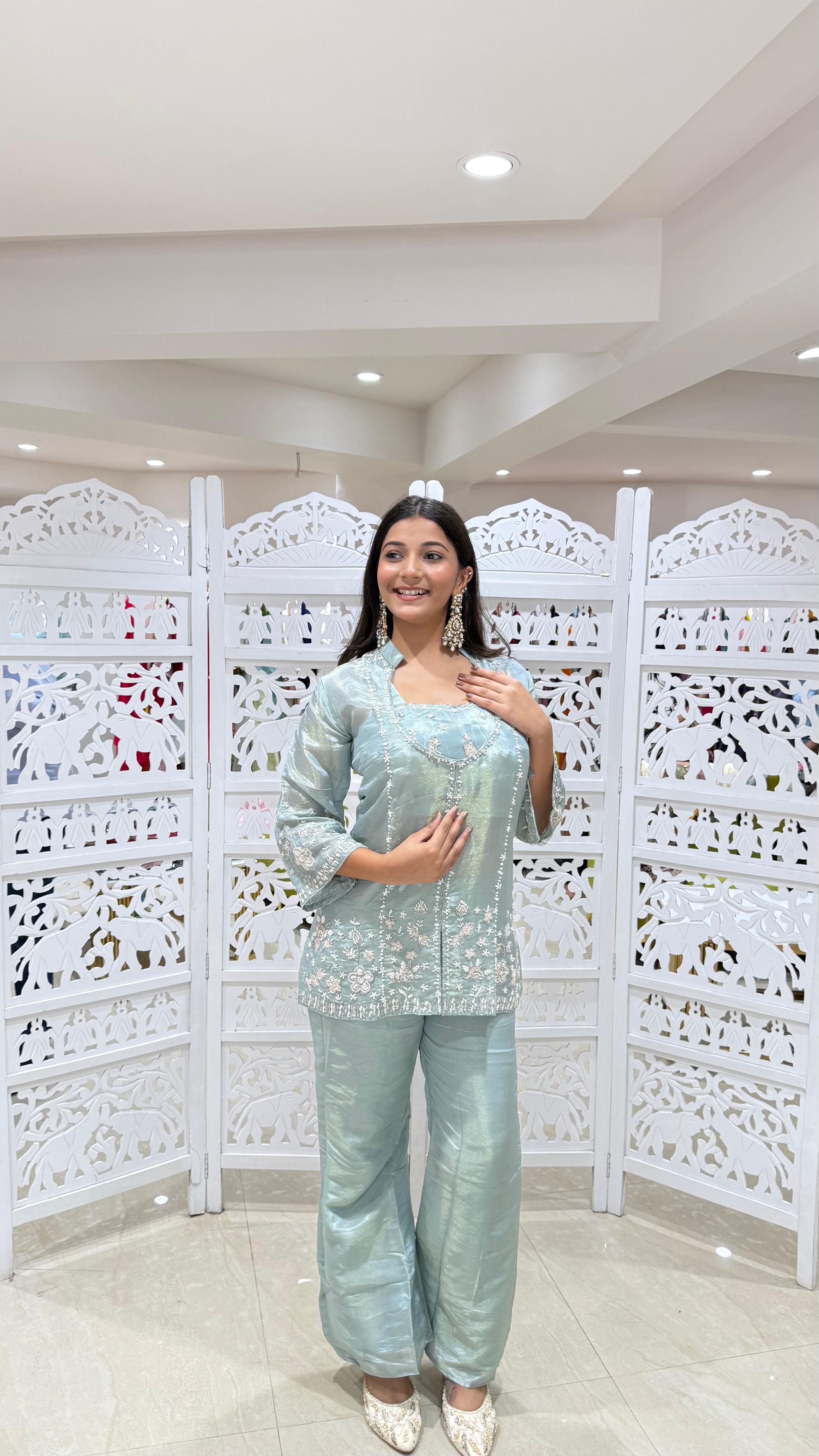 Three piece indowestern