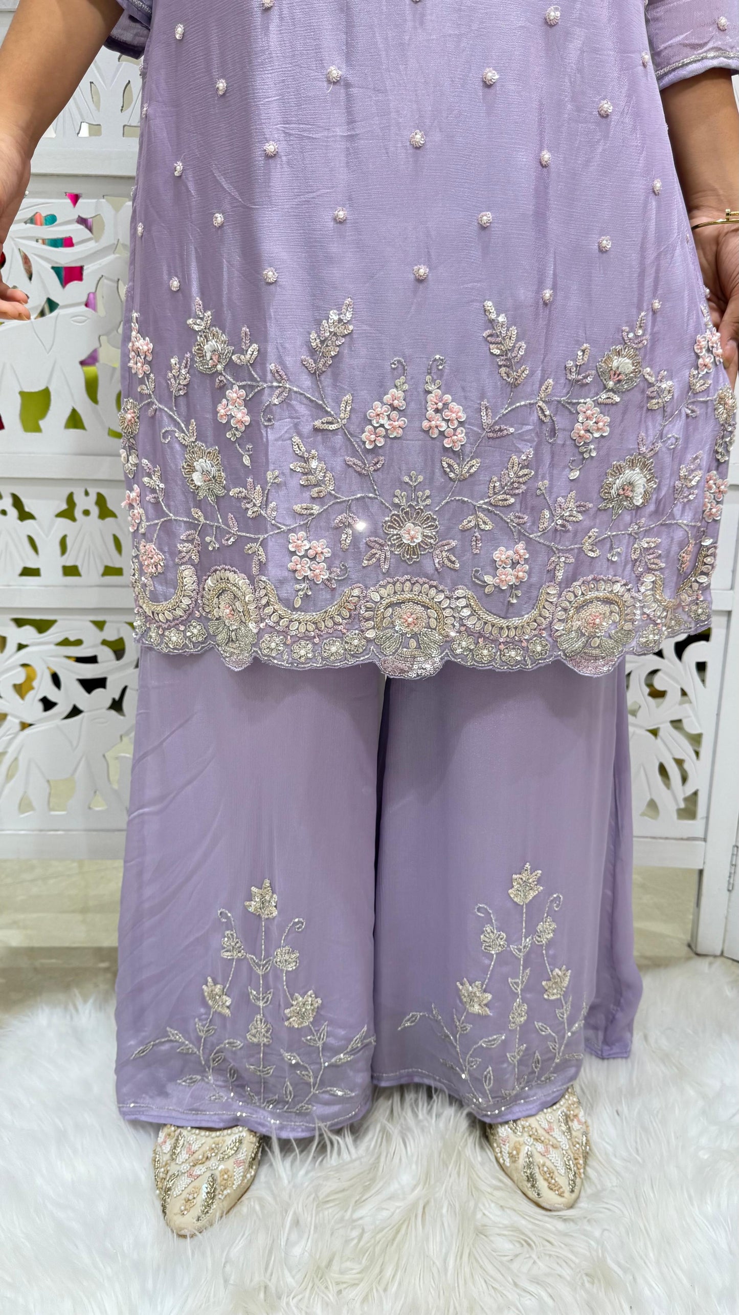 Kurti plazo with dupatta