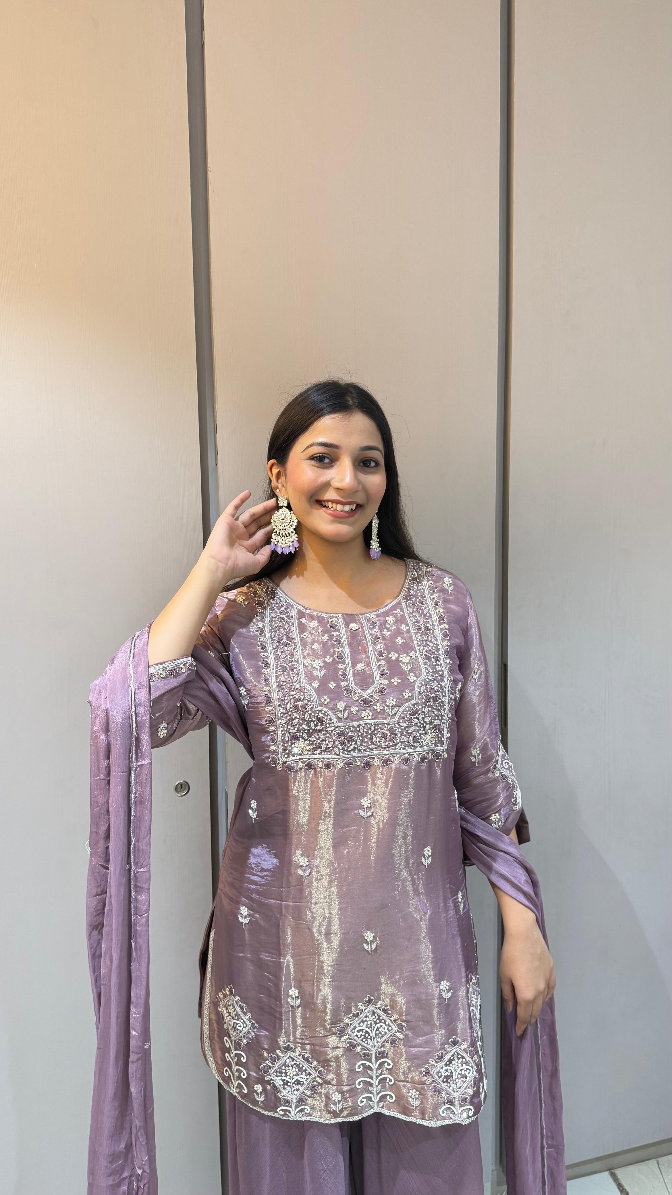 Kurti plazo with Duppata