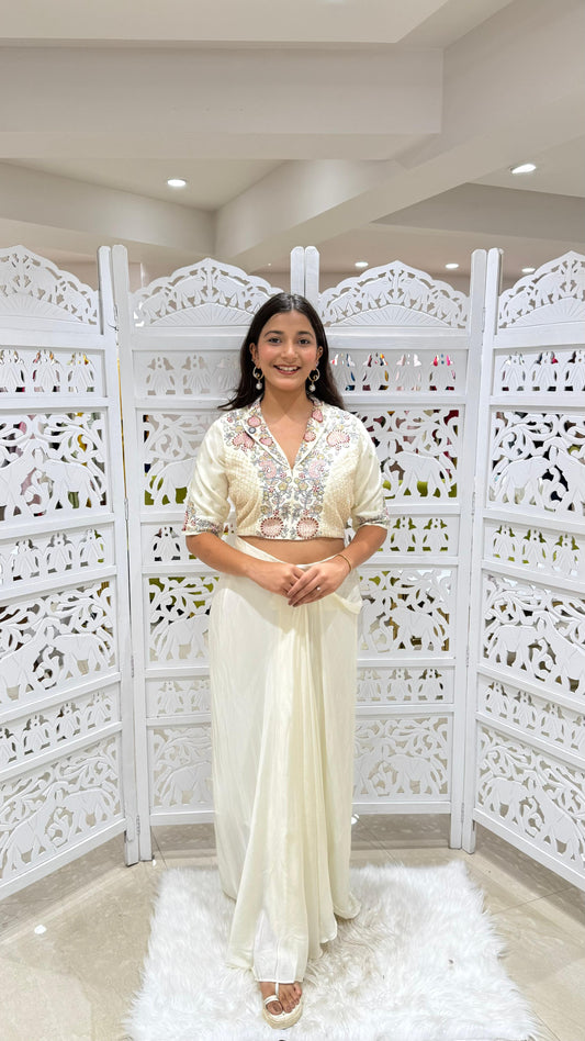 Two piece indowestern