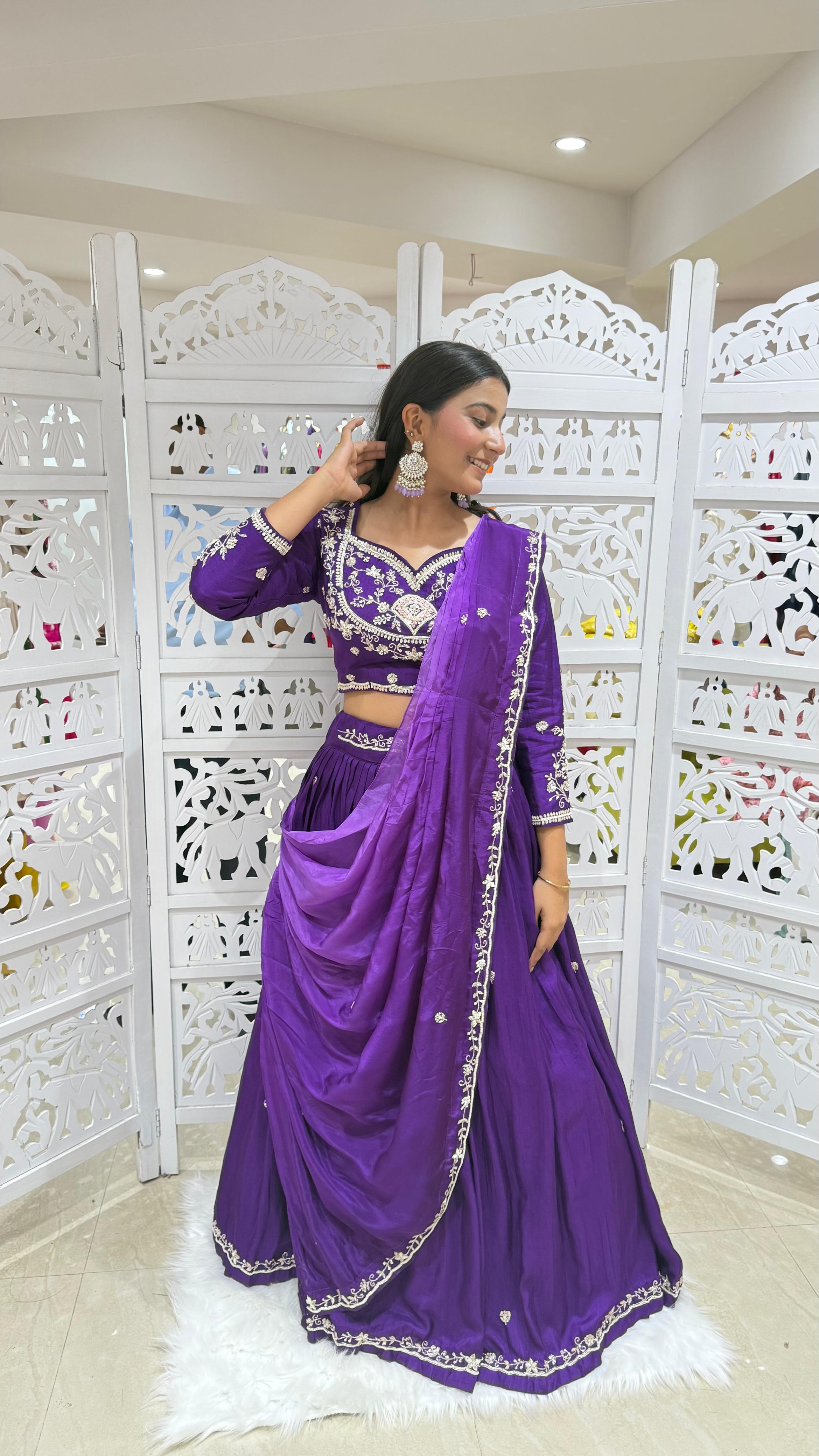 Lehenga jardoshi katthdana Sequence threadwok