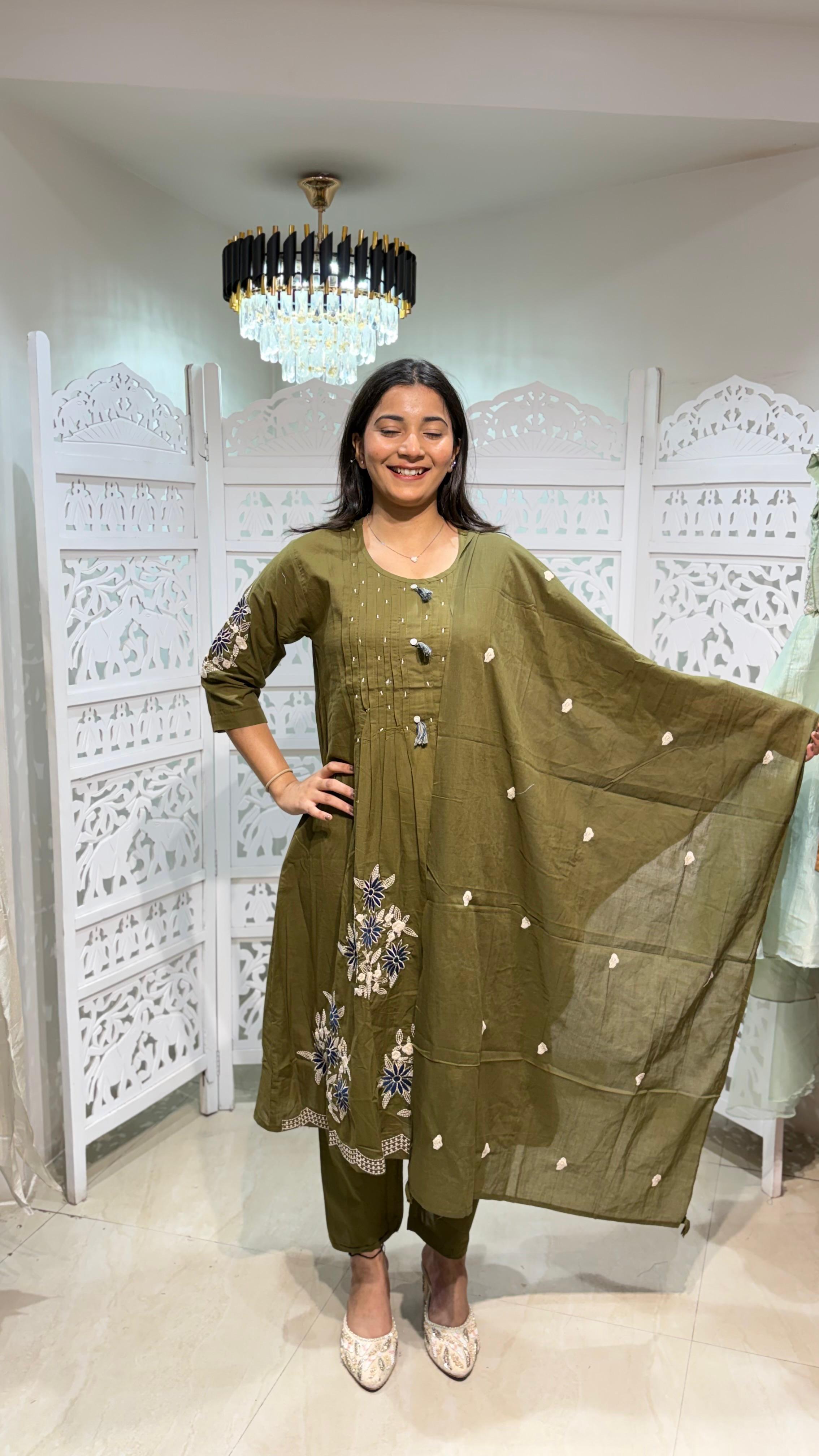 Kurti pant Duppata