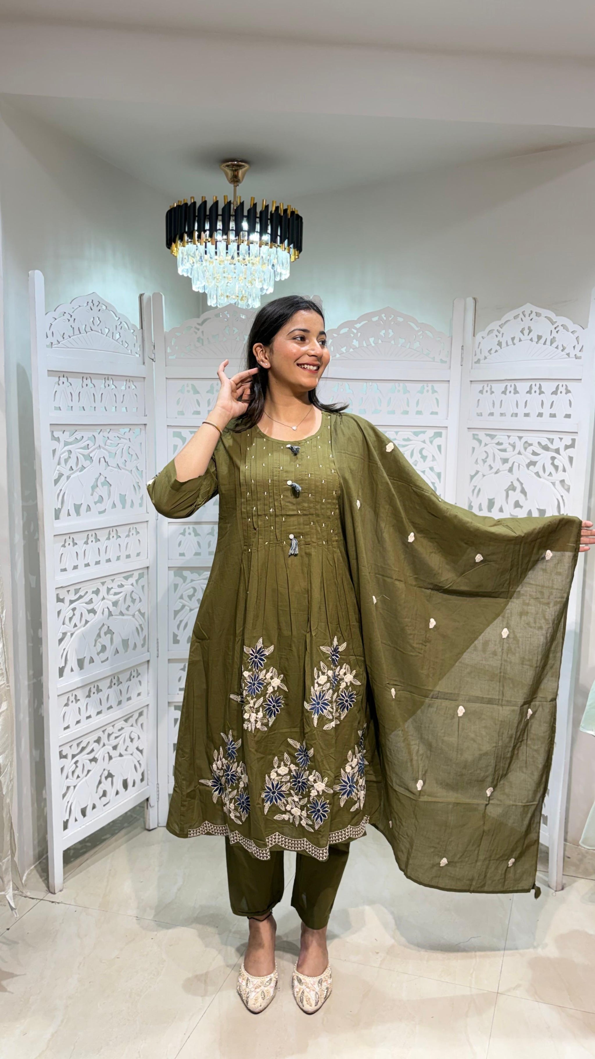 Kurti pant Duppata