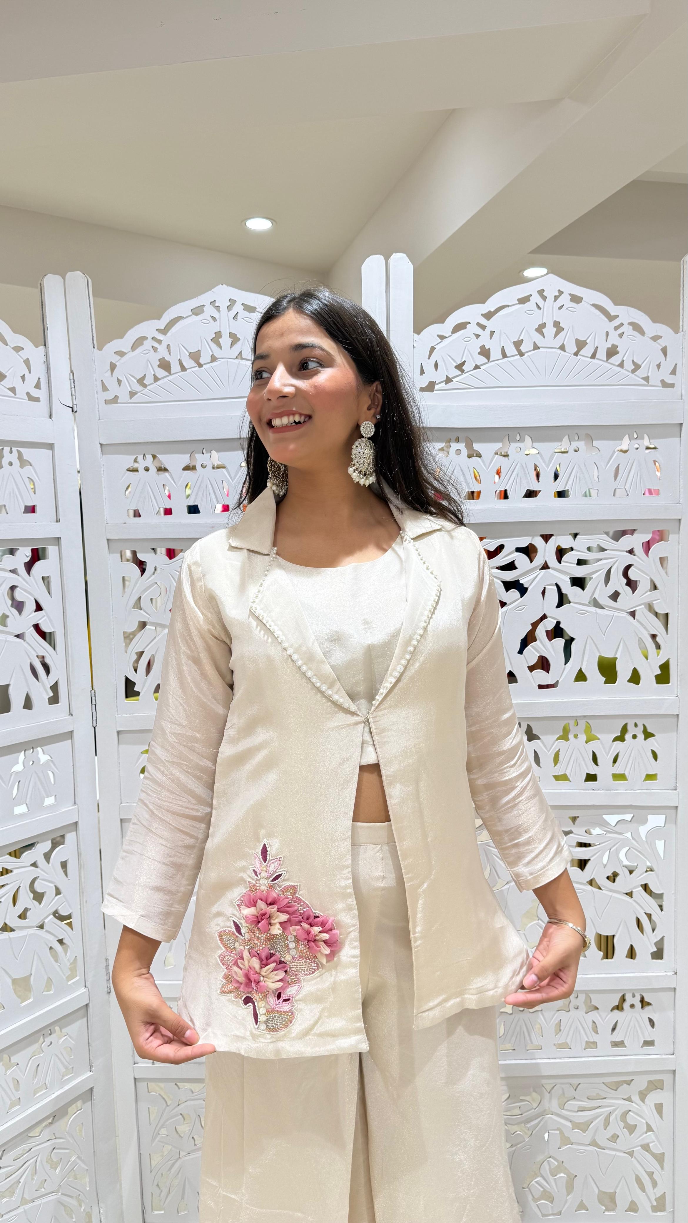 Three piece indowestern