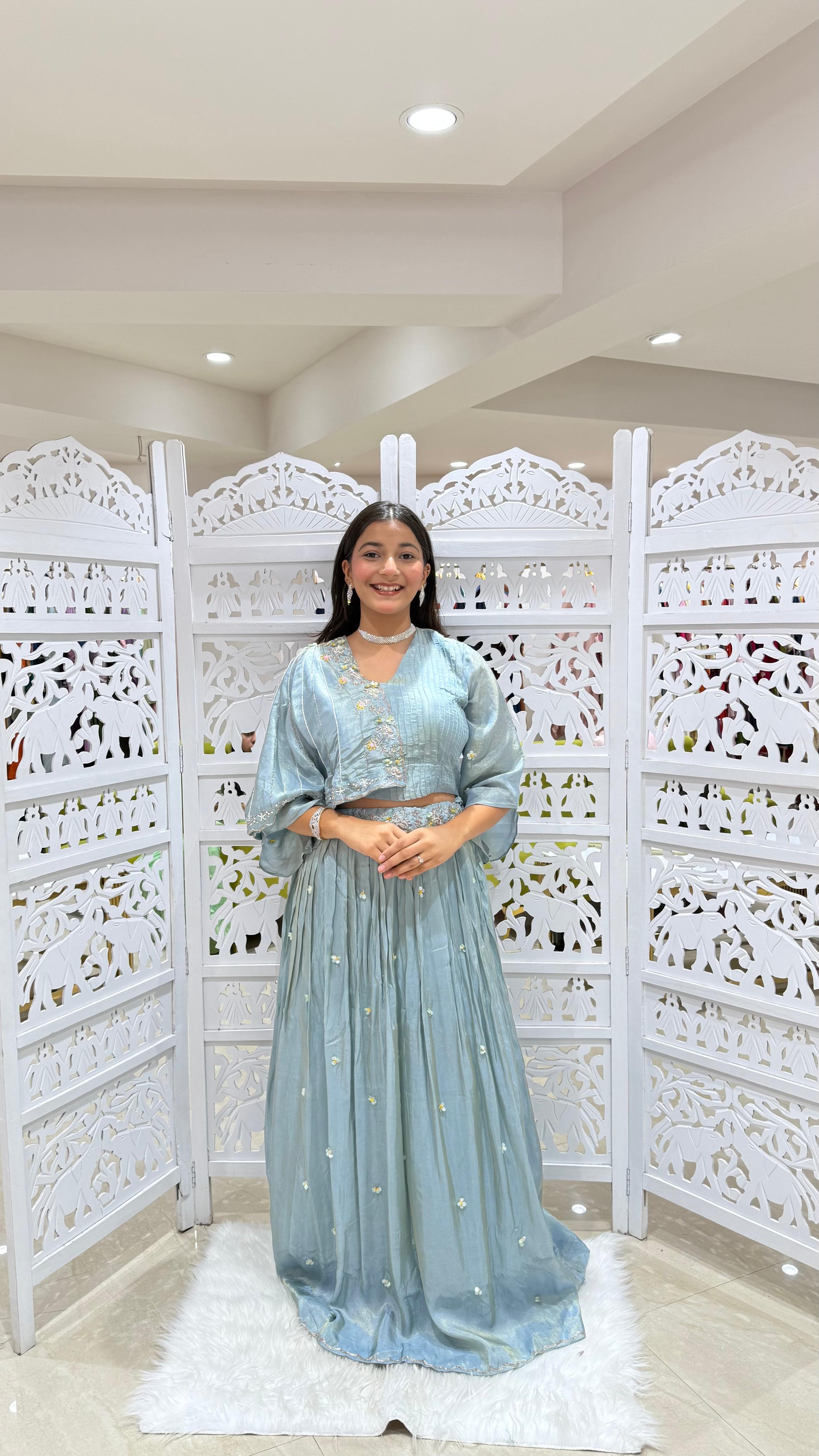Lehenga Motiwork kathdaana Sequence jardoshi threadwok