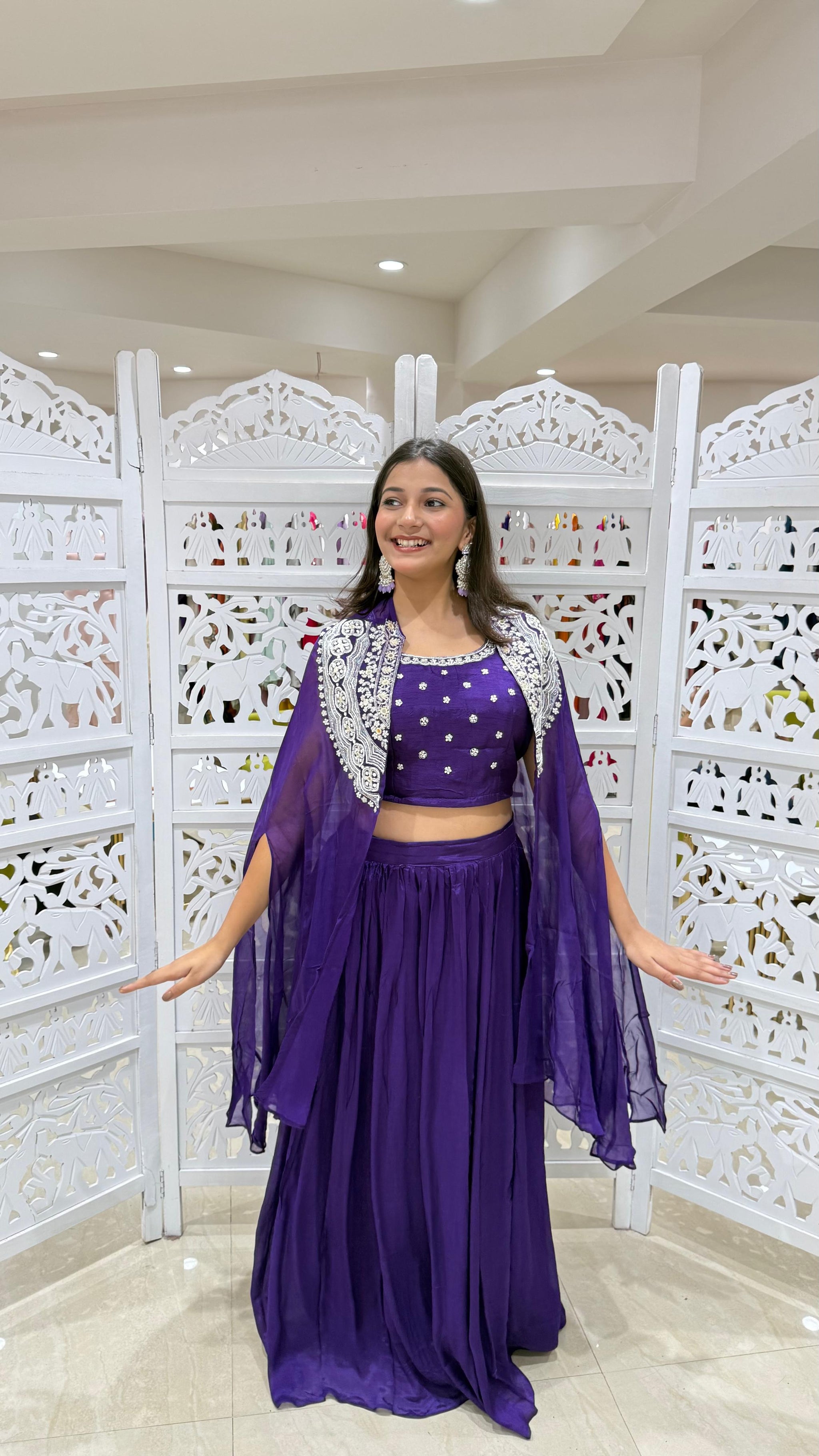 Three piece indowestern