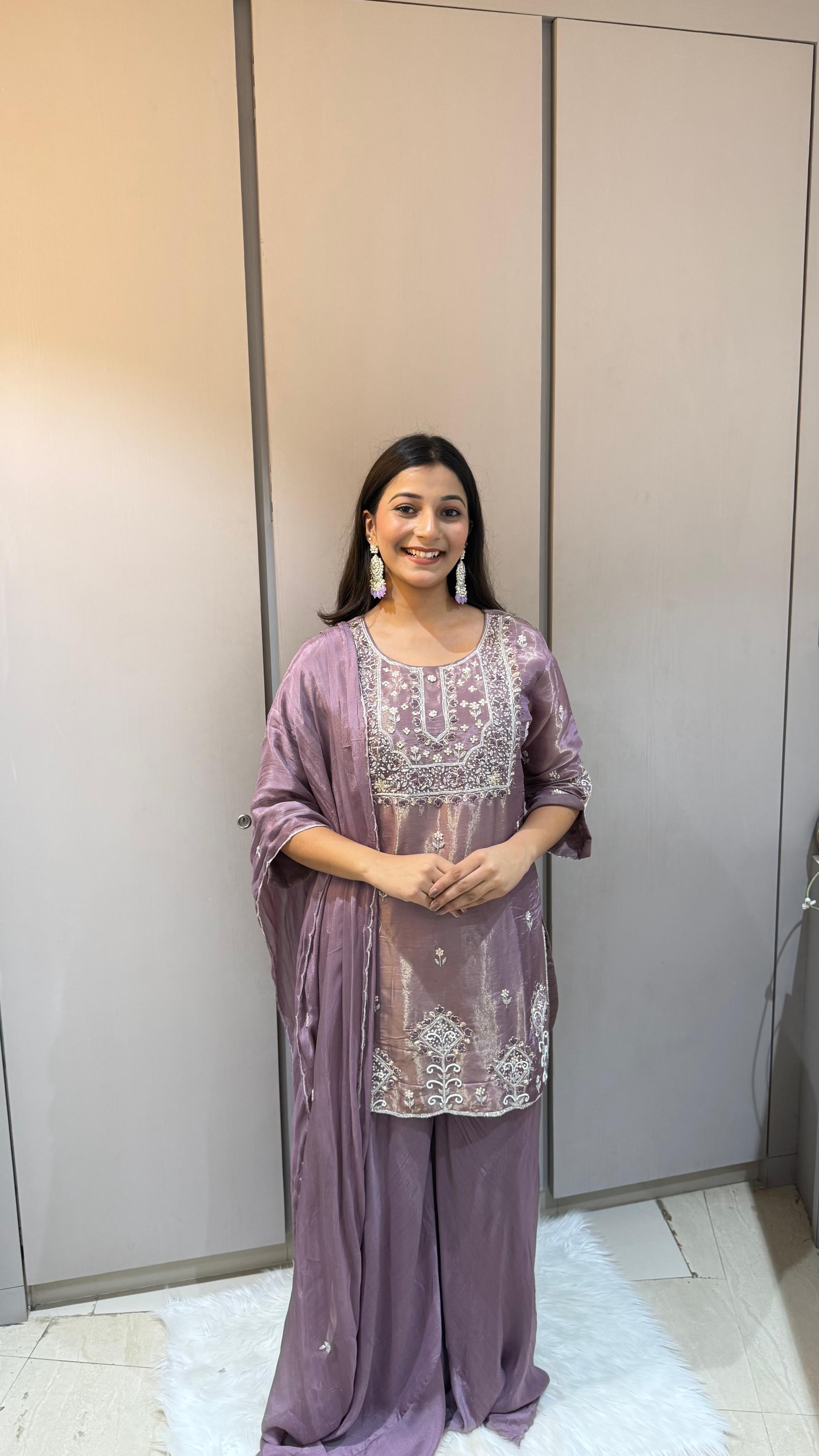Kurti plazo with Duppata