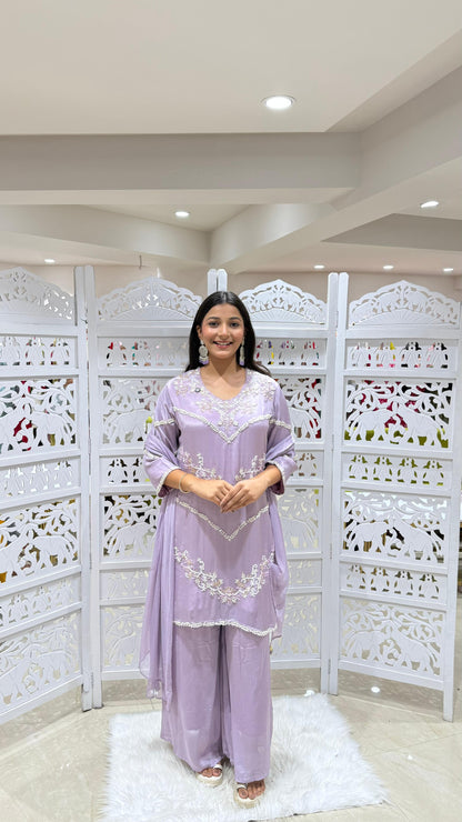 Kurti plazo with Duppata