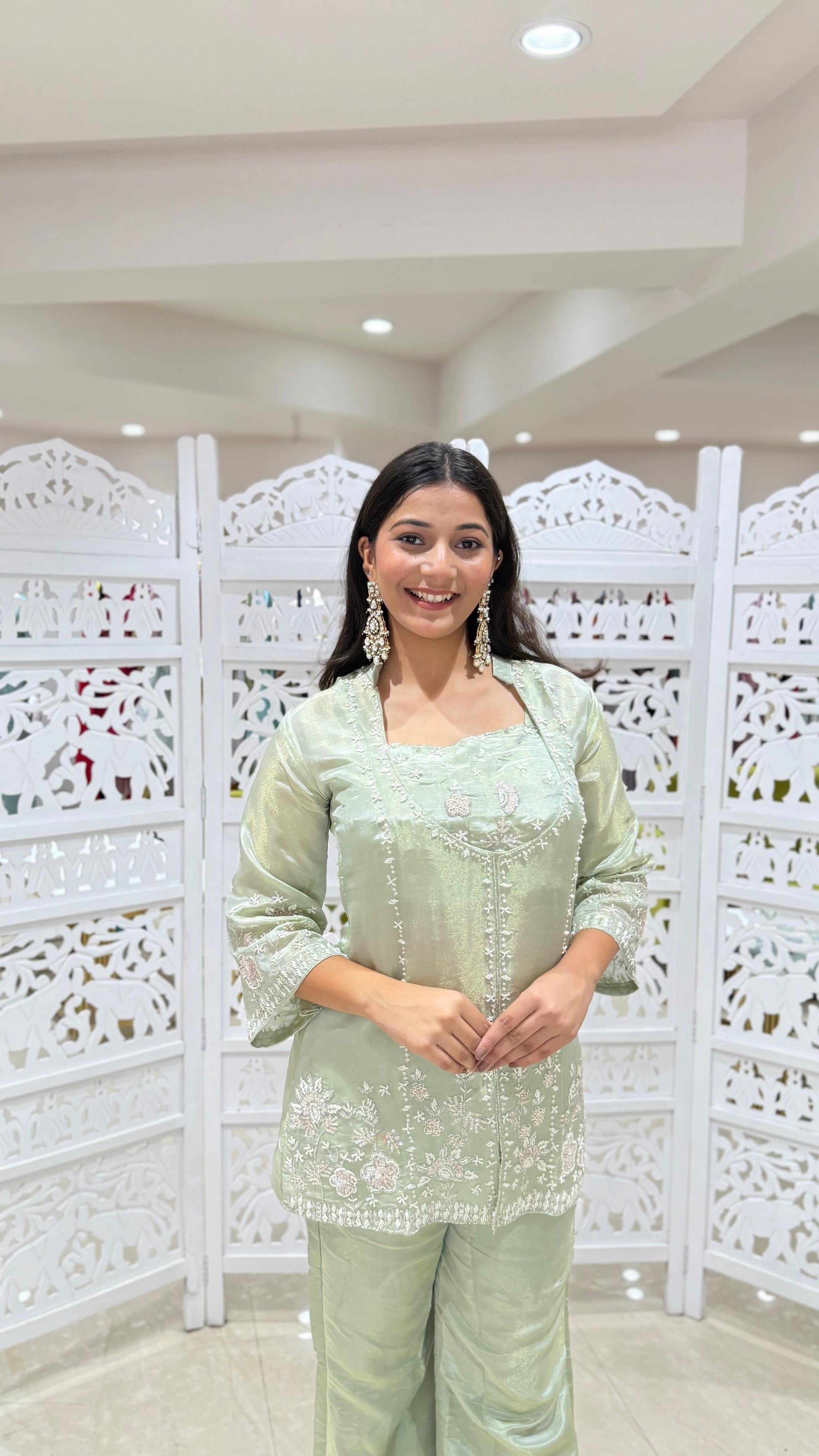 Three piece indowestern