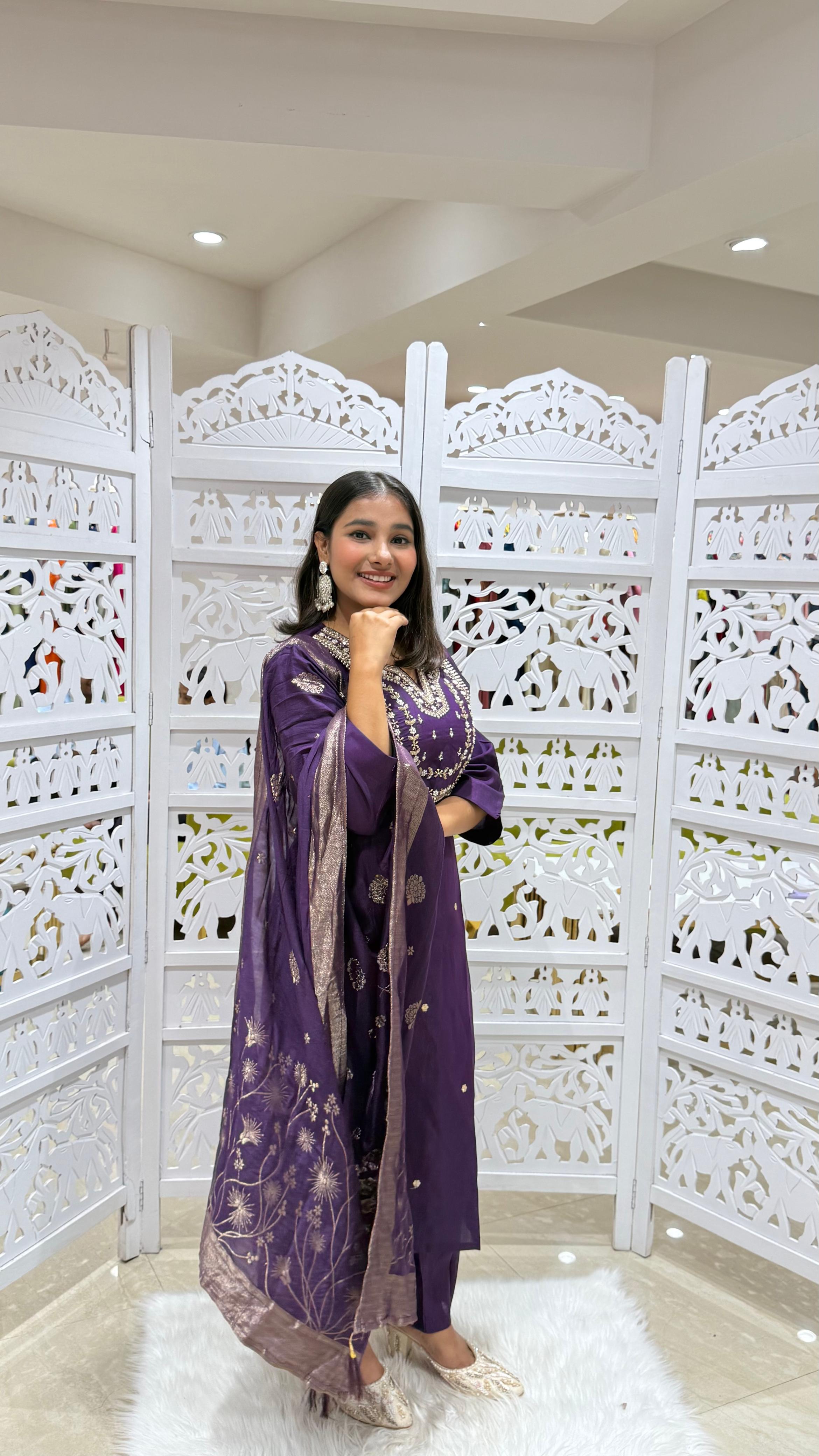 Kurti pant with dupatta