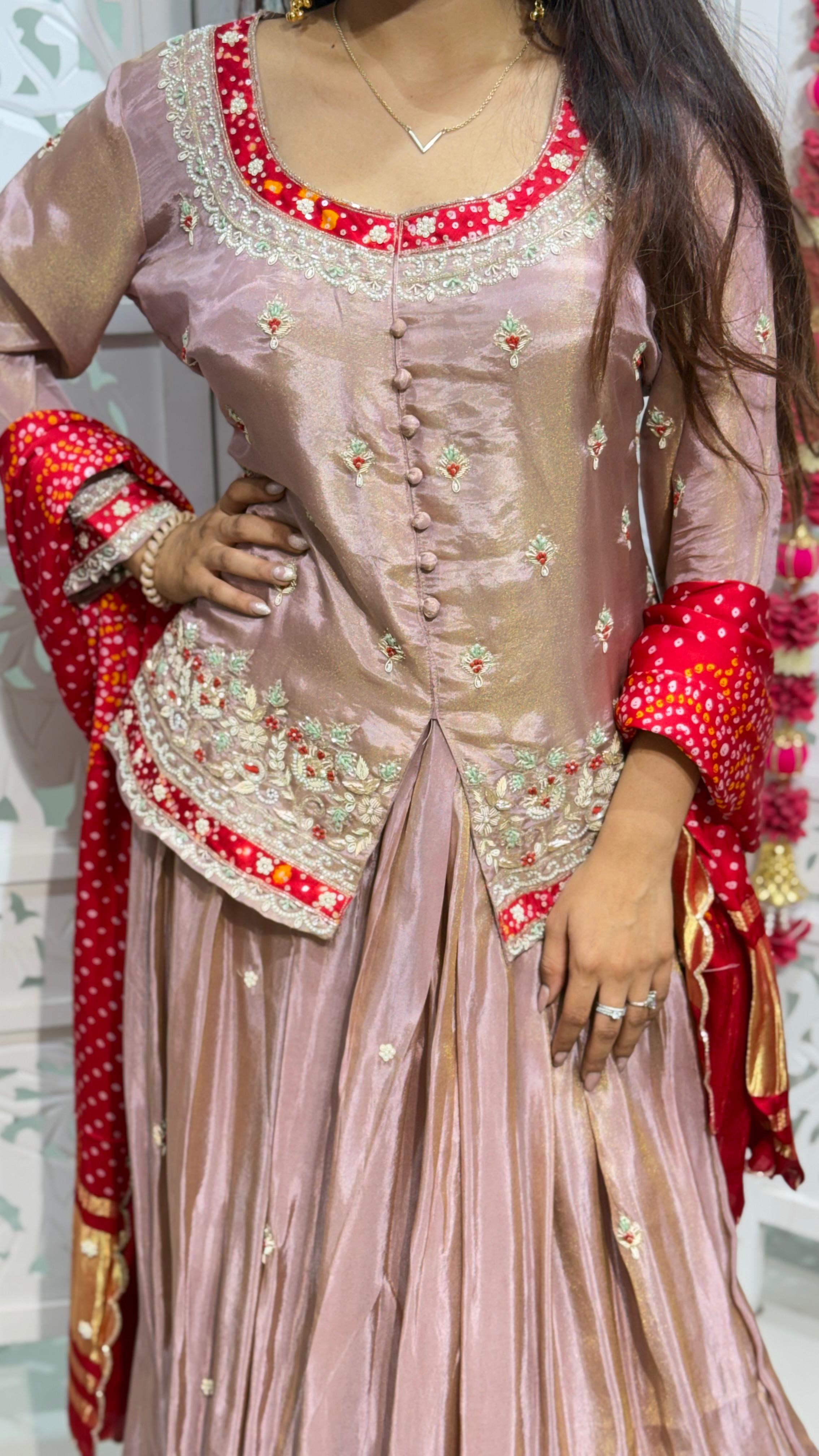 Bandhani lehenga
