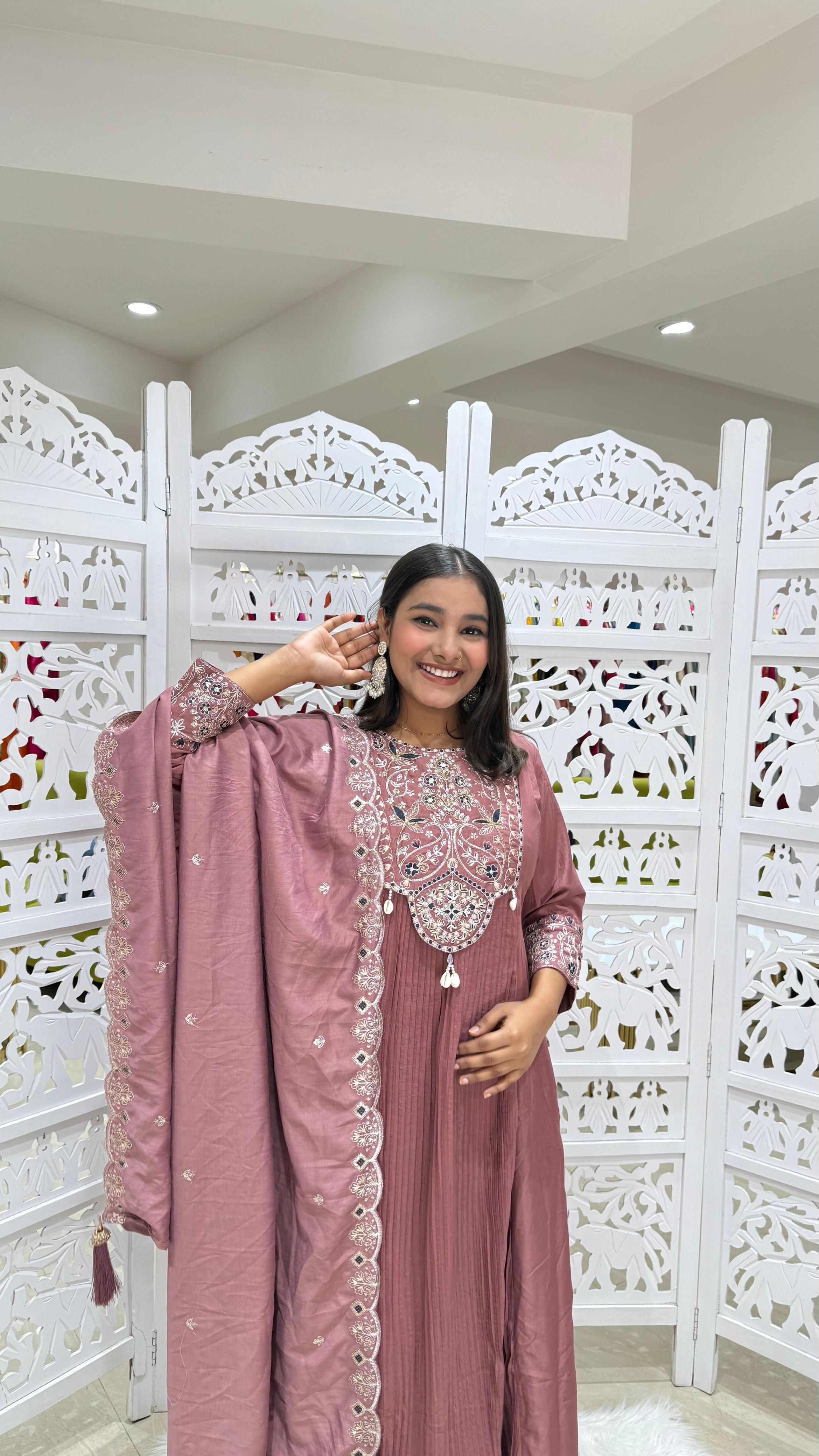 Kurti pant with dupatta