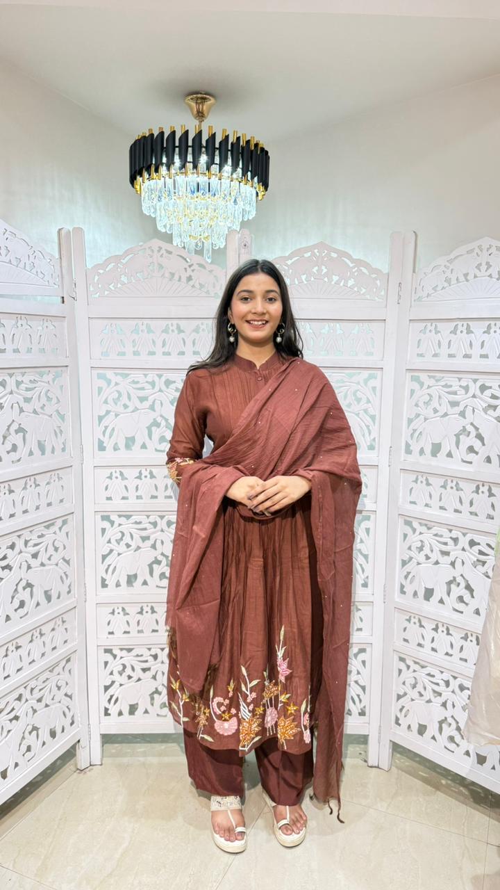 Kurti pant with dupatta