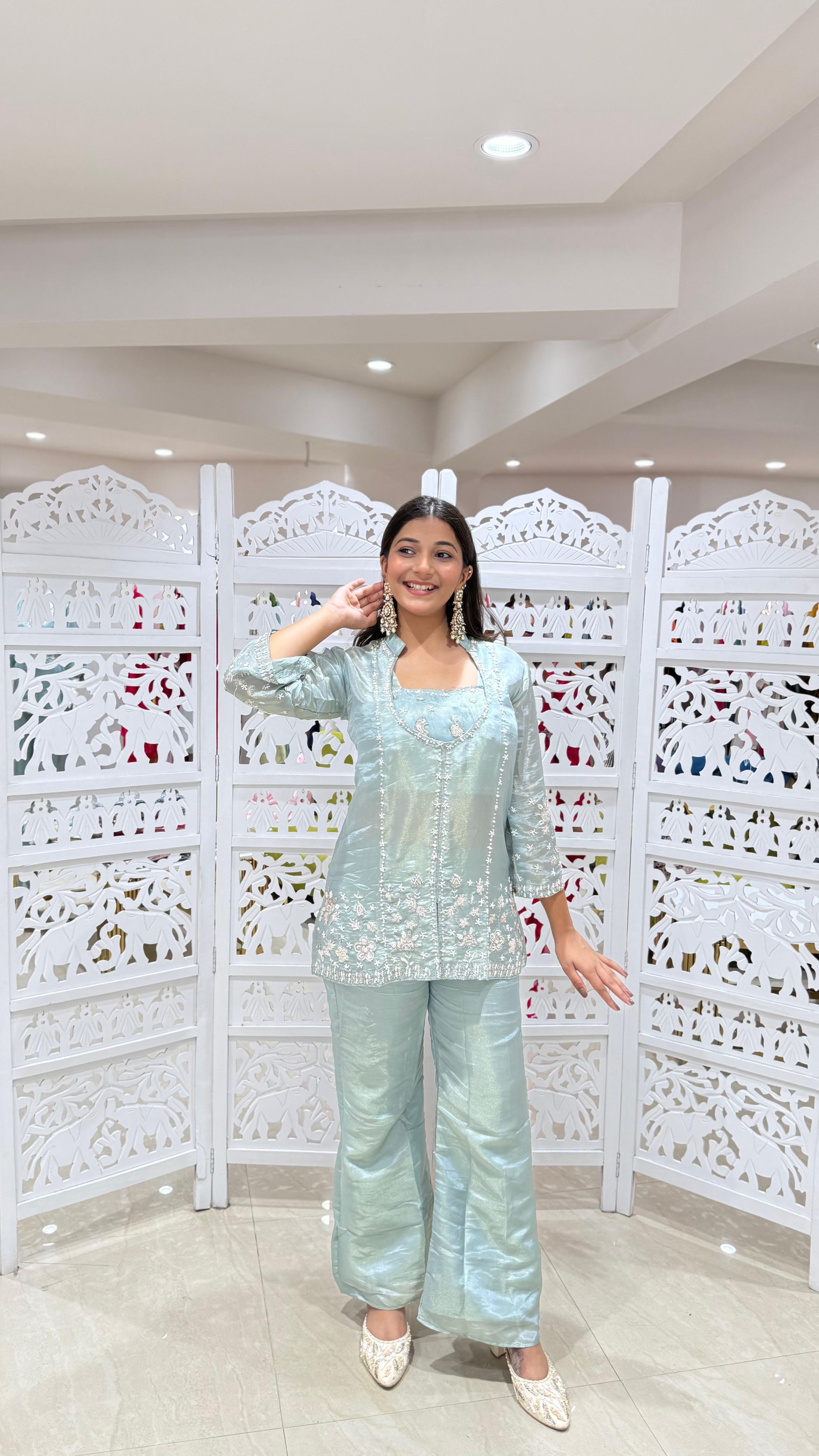 Three piece indowestern